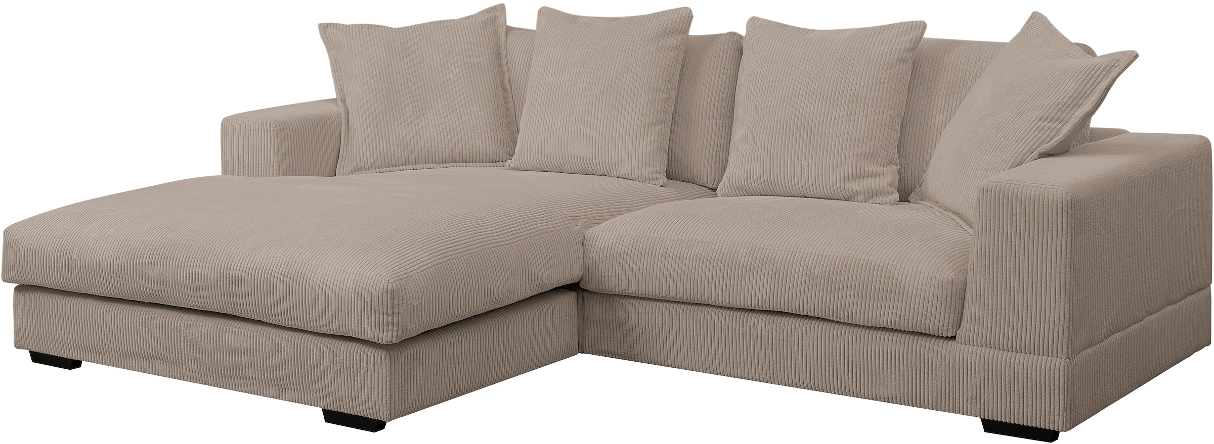 WERK2 Ecksofa »Eldorado, Megasofa, Polsterecke mit viel Platz, Breite 285cm, L-Form«, Design Ecksofa, besonders weicher Sitzkomfort, extra breite Recamiere