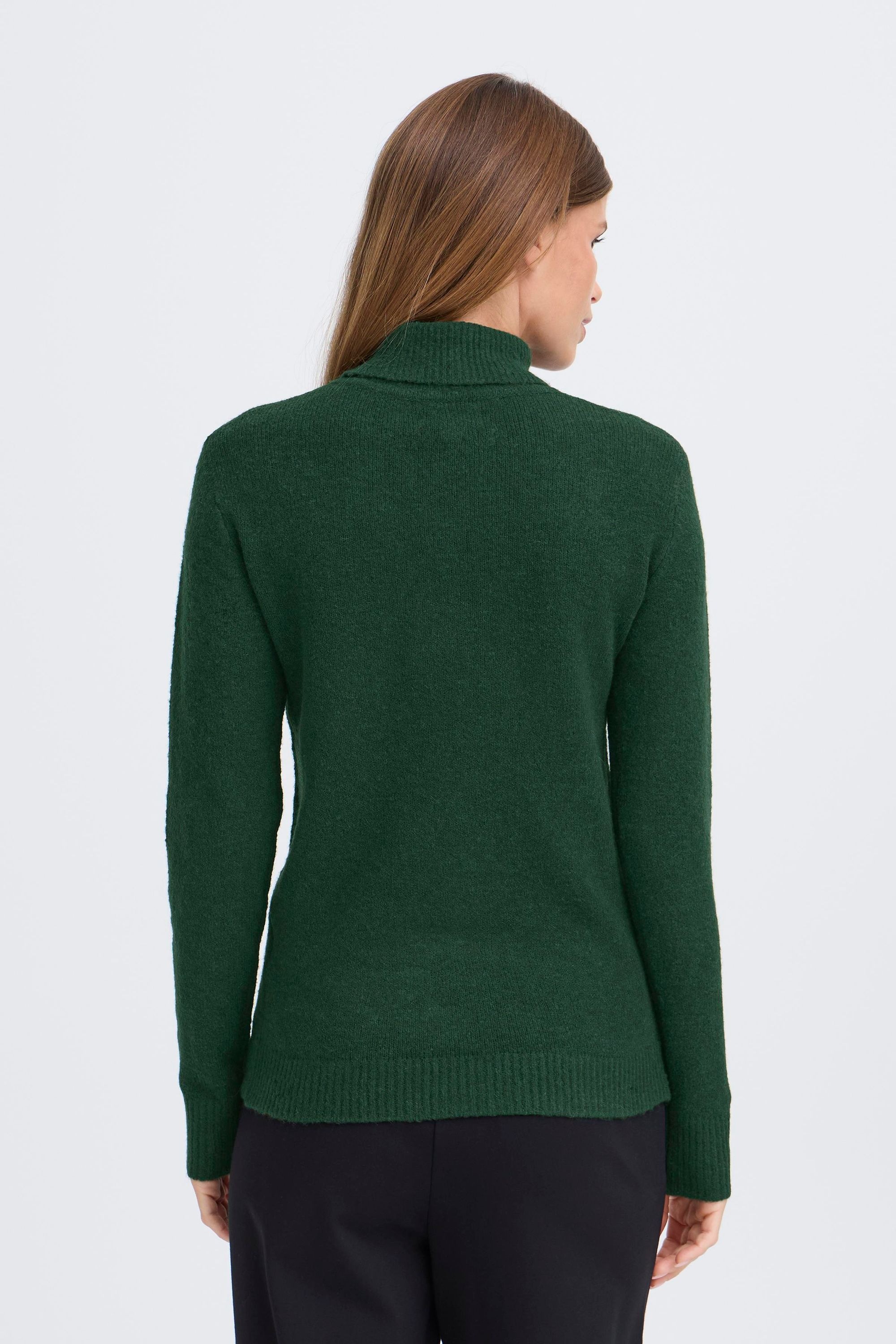 OXMO Rollkragenpullover Women's Green XS 3