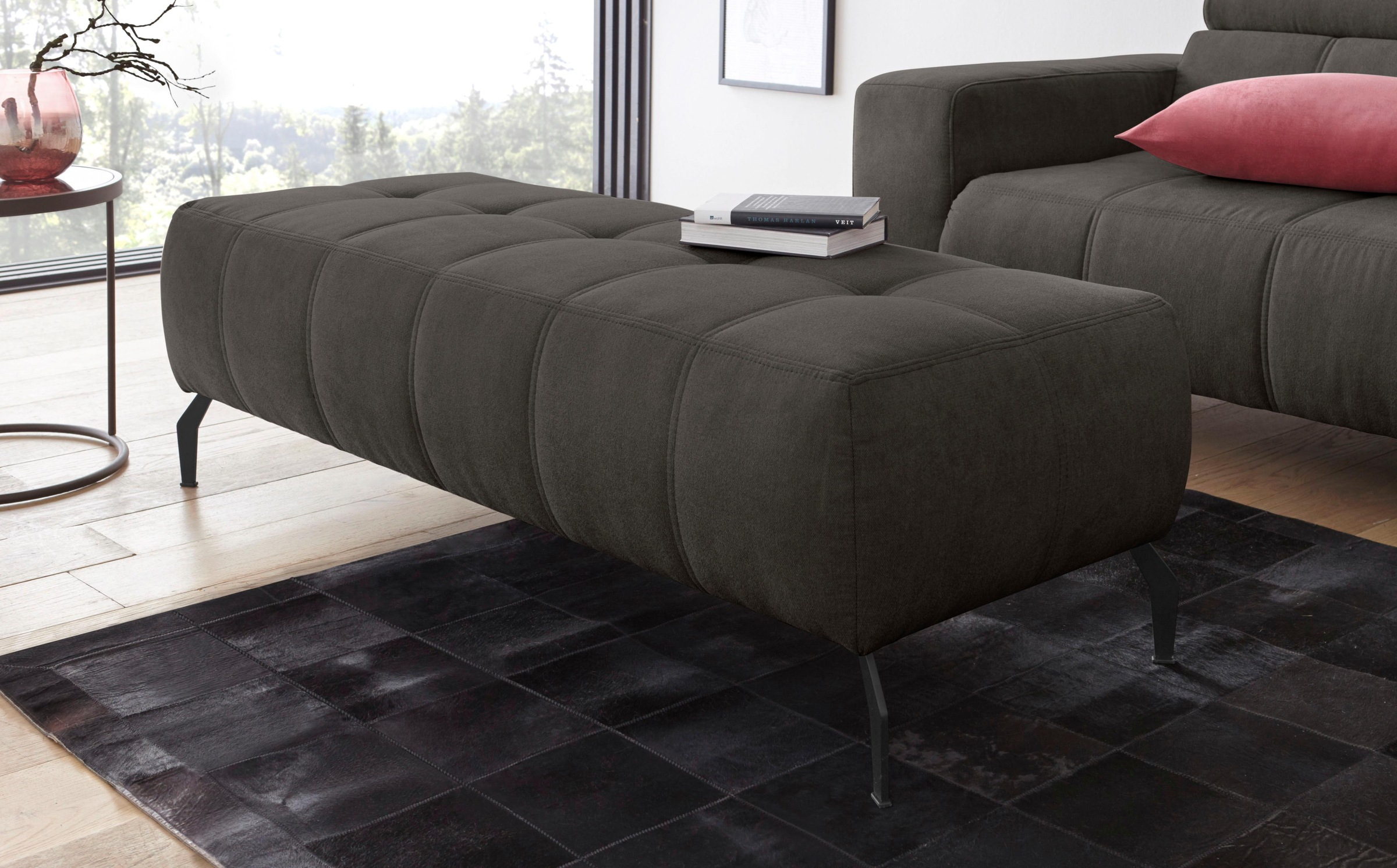 DOMO collection Hocker »Trento, mit Kufenfuß oder Einzelfuß«, passend zur Serie Trento