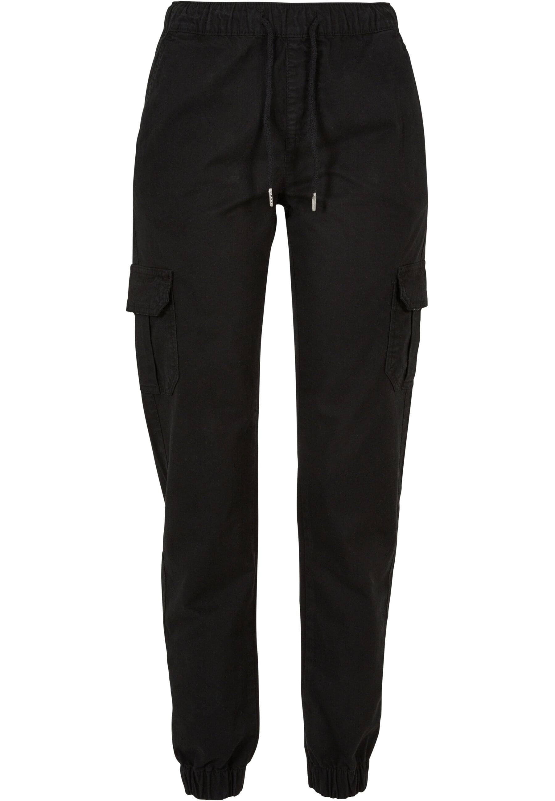 URBAN CLASSICS Cargohose "Urban Classics Damen Ladies High Waist Cargo Jogg günstig online kaufen
