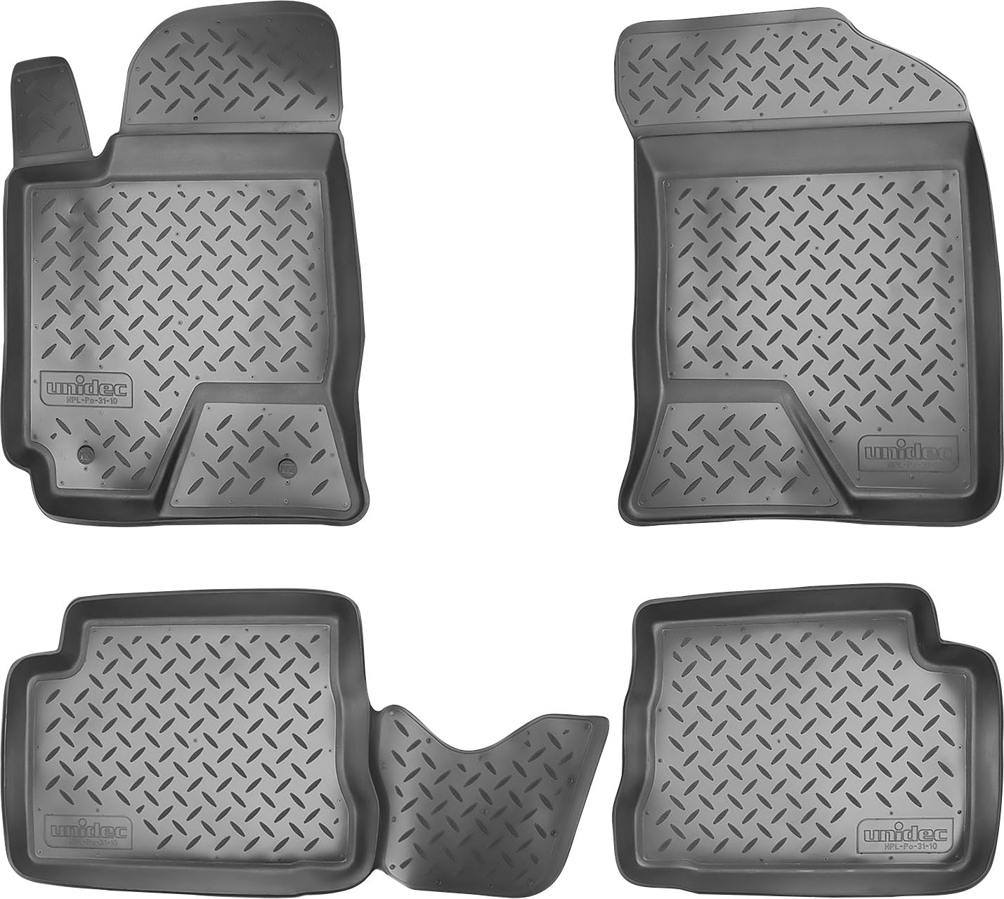 RECAMBO Passform-Fußmatten »CustomComforts«, Hyundai, 4 BAUR bestellen | Typ Passform 2009, - 2002 St.), TB (Set, perfekte Getz