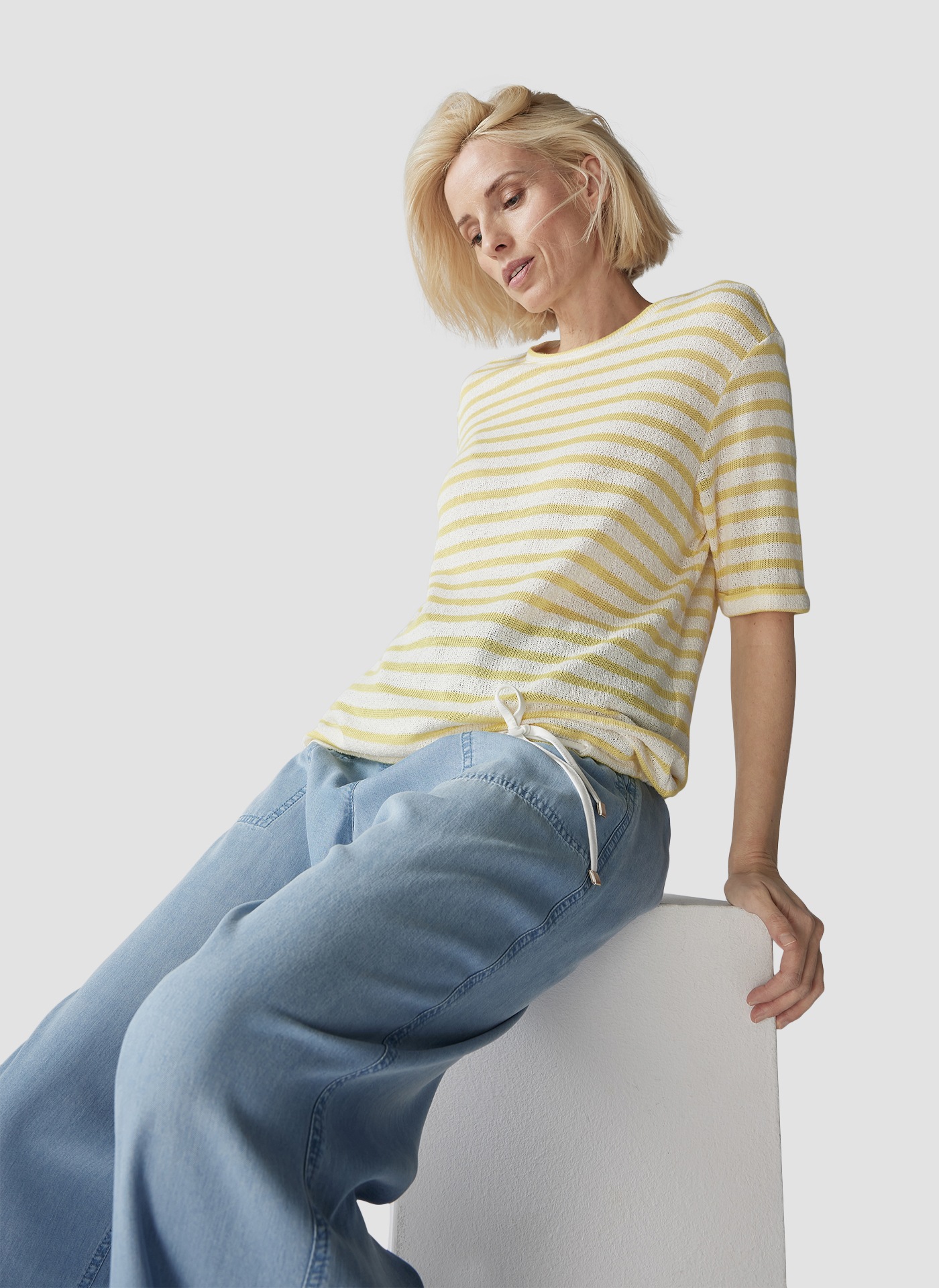LeComte Print-Shirt »LeComte Gestreiftes Strickshirt«