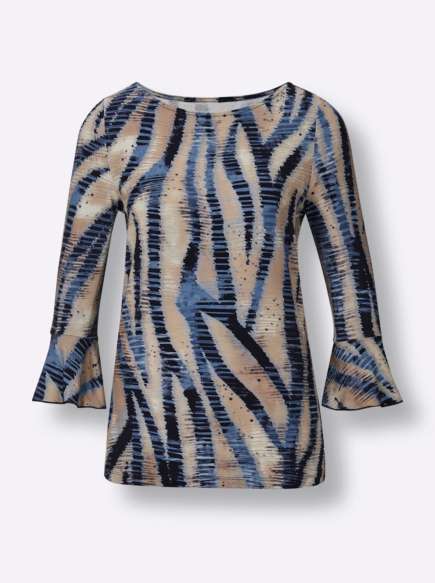 CREATION L PREMIUM Print-Shirt »Viskose-Seiden-Shirt«, (1 tlg.)