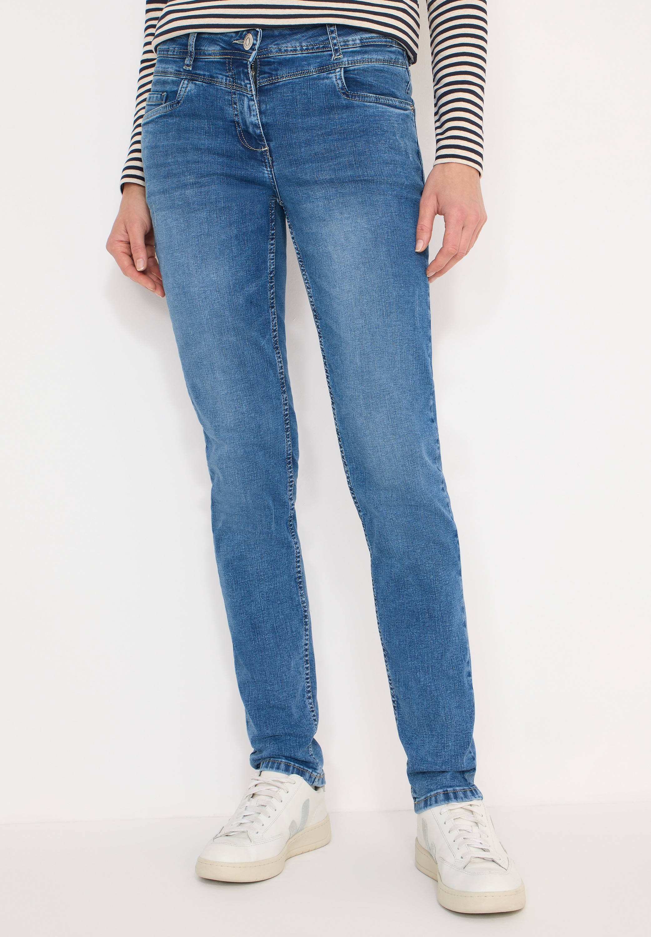 Cecil Comfort-fit-Jeans Middle Waist
