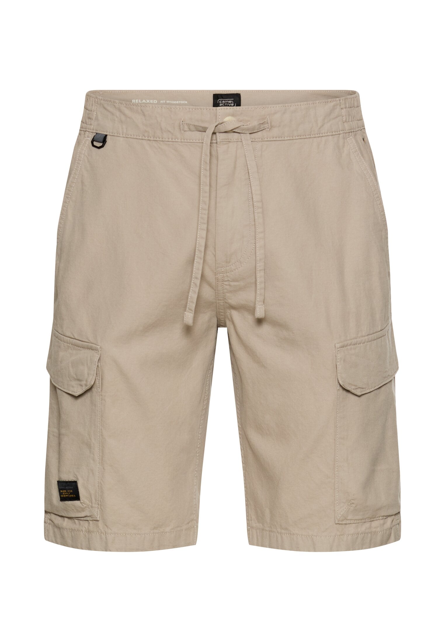 camel active Cargoshorts mit Kordelzug und mit Leinen günstig online kaufen
