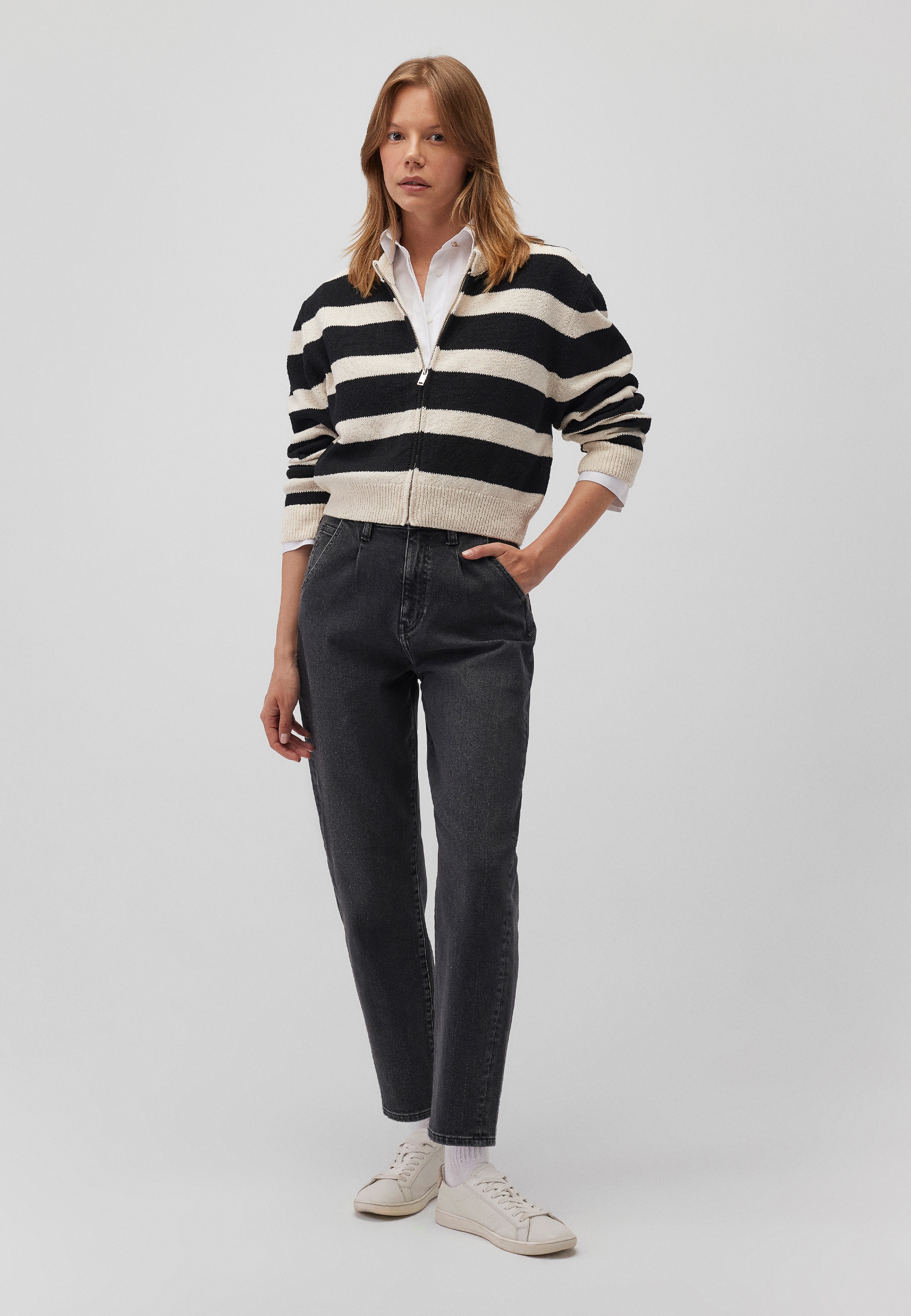 Mavi Strickpullover "FULL ZIP CARDIGAN", Cardigan mit Zip günstig online kaufen