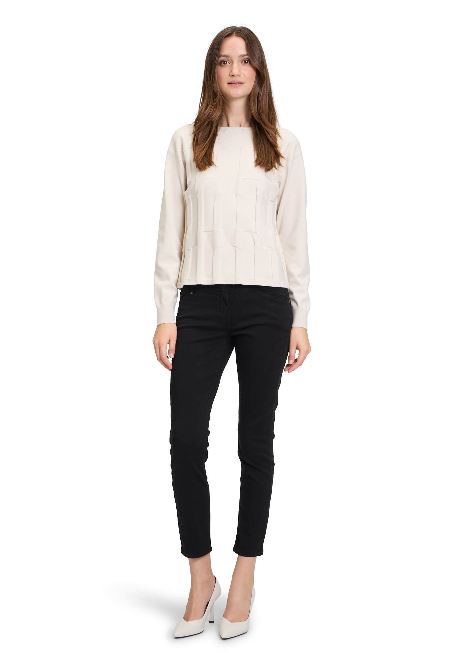 Betty Barclay Strickpullover »Betty Barclay Feinstrickpullover mit Struktur«, (1 tlg.), Struktur