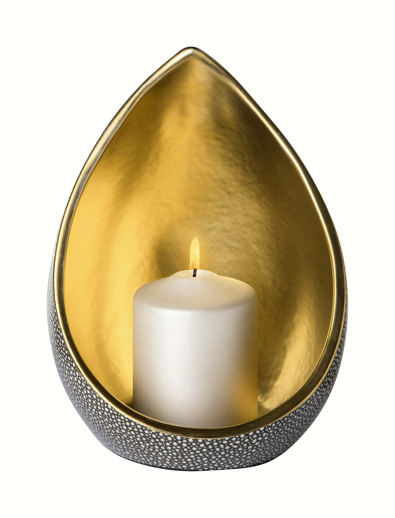 Fink Windlicht »RITUAL«, (1 St.), Kerzenhalter aus Porzellan