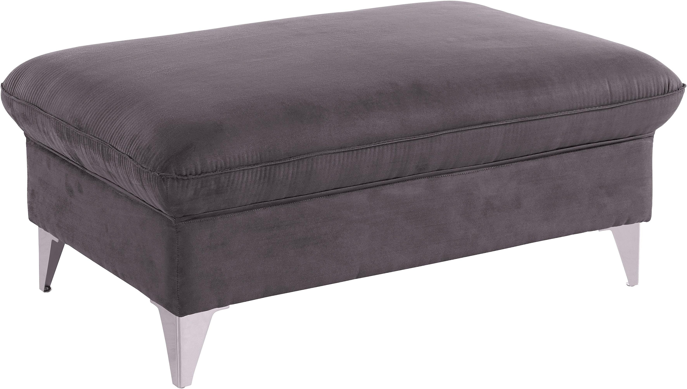 COTTA Polstergarnitur »Caluso«, Set: bestehend aus Ecksofa, Hocker, Ecksofa inkl. Kopfteilverstellung