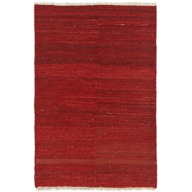morgenland Wollteppich »Gabbeh Teppich handgeknüpft rot«, rechteckig,  handgeknüpft bestellen | BAUR
