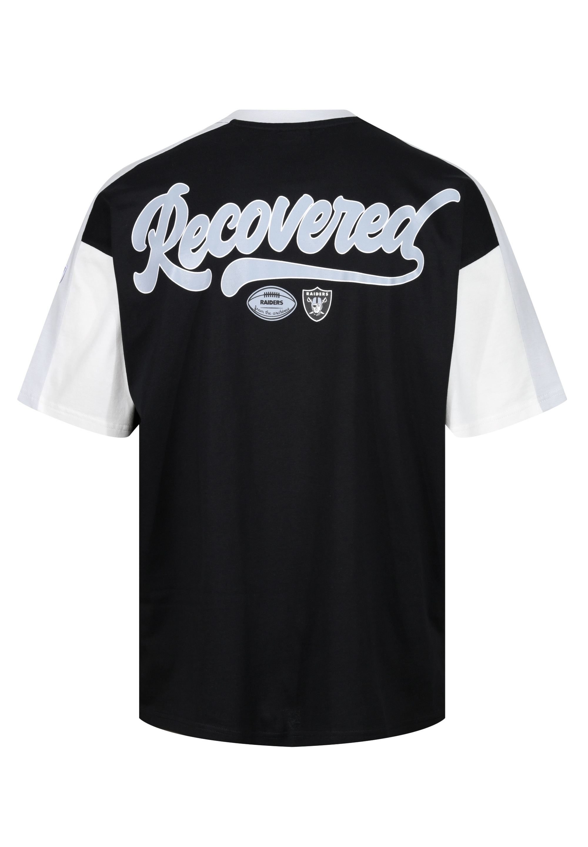 Recovered T-Shirt »NFL Raiders Las Vegas Cut and Sew Oversized«, (1 tlg.), für alle Las Vegas Raiders-Fans