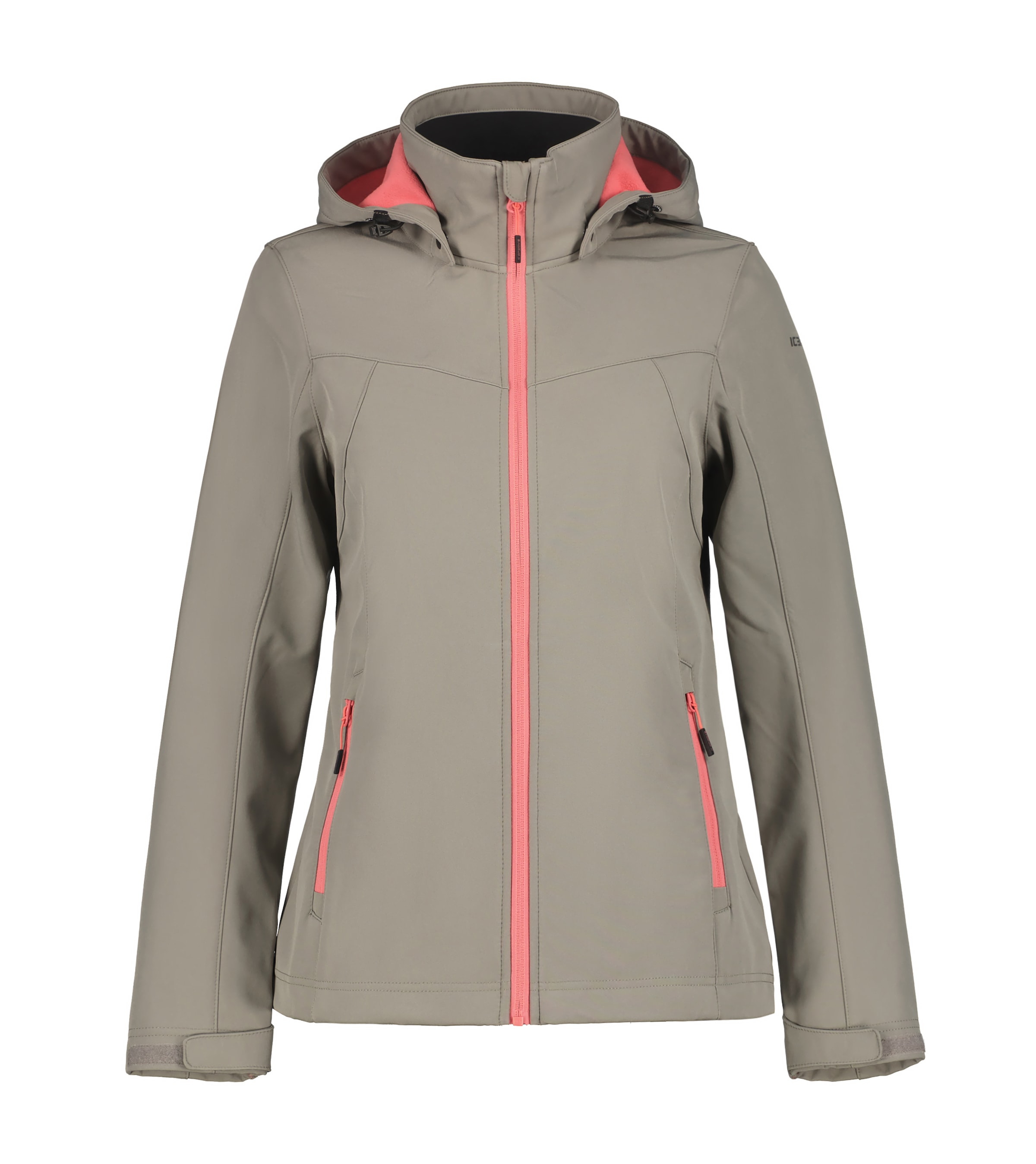 Icepeak Softshelljacke »BRENHAM«, (1 St.), mit Kapuze, Winddicht & Wasserabweisend & Atmungsaktiv