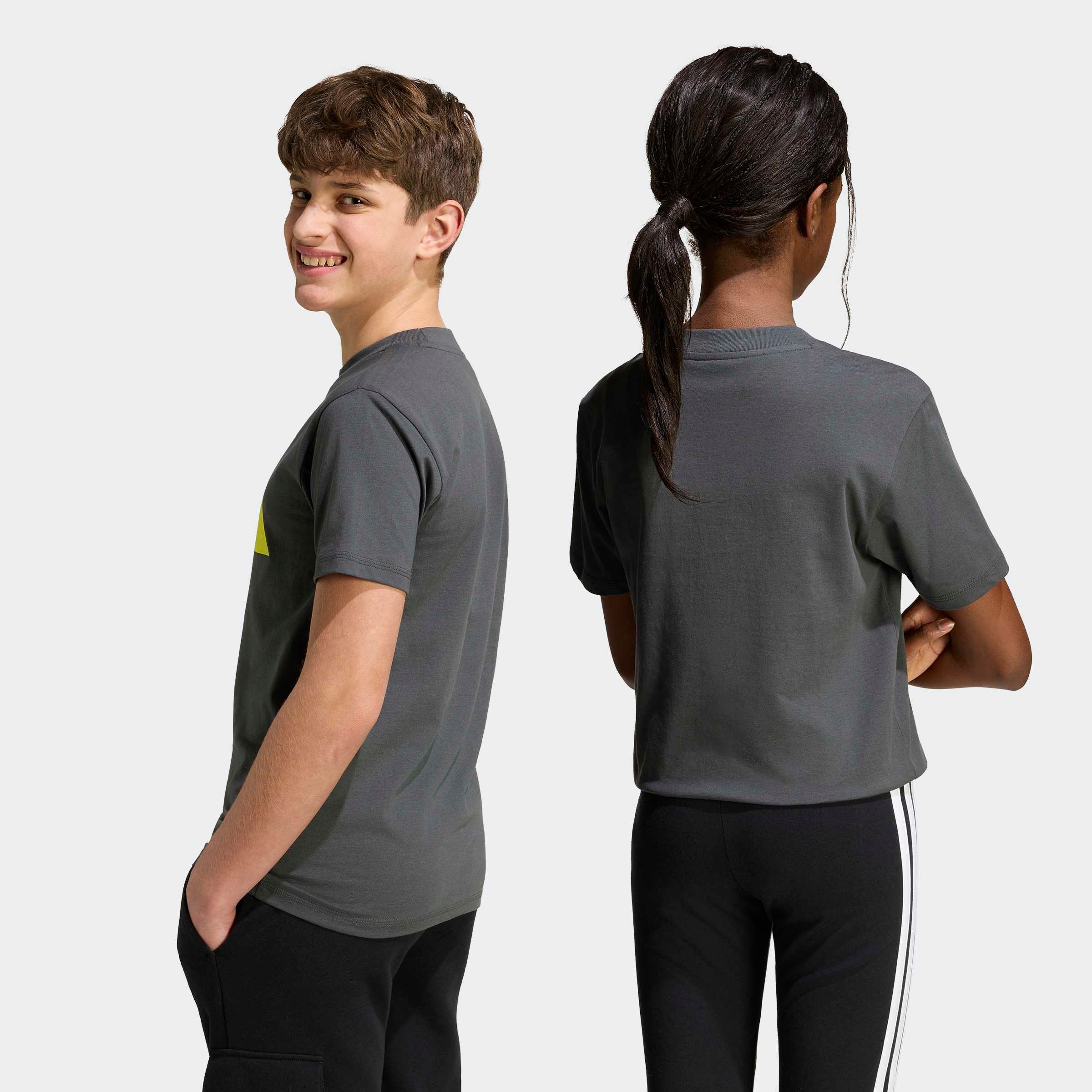 adidas Sportswear T-Shirt »ESSENTIALS KIDS« für Kinder und Teens, mit Rundhalsausschnitt, aus 100 % Baumwolle