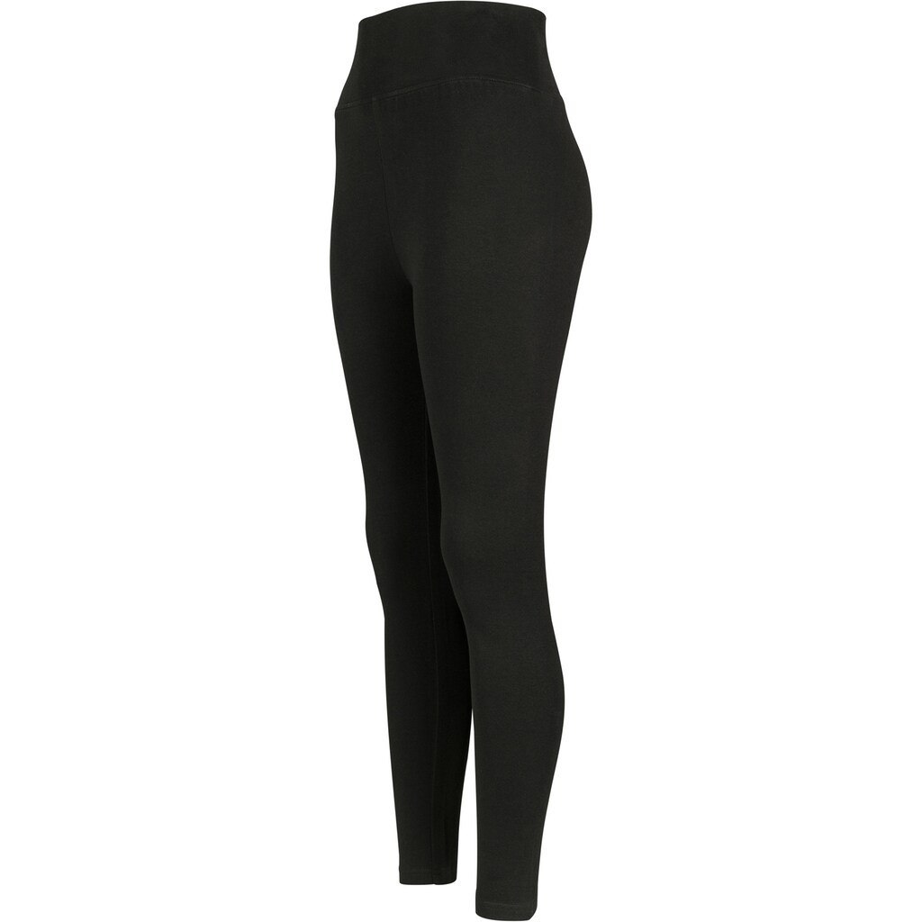 URBAN CLASSICS Leggings »Urban Classics Damen Ladies High Waist Jersey Leggings«, (1 tlg.)