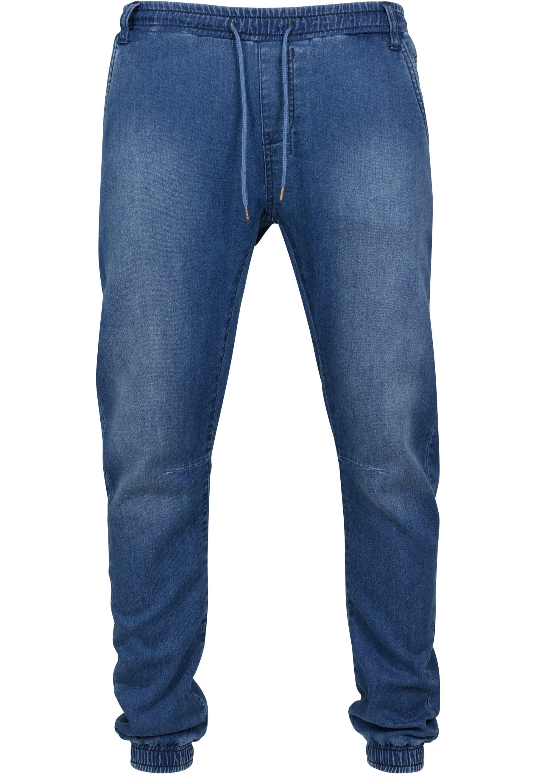 URBAN CLASSICS Bequeme Jeans "Urban Classics Herren Knitted Denim Jogpants", (1 tlg.)