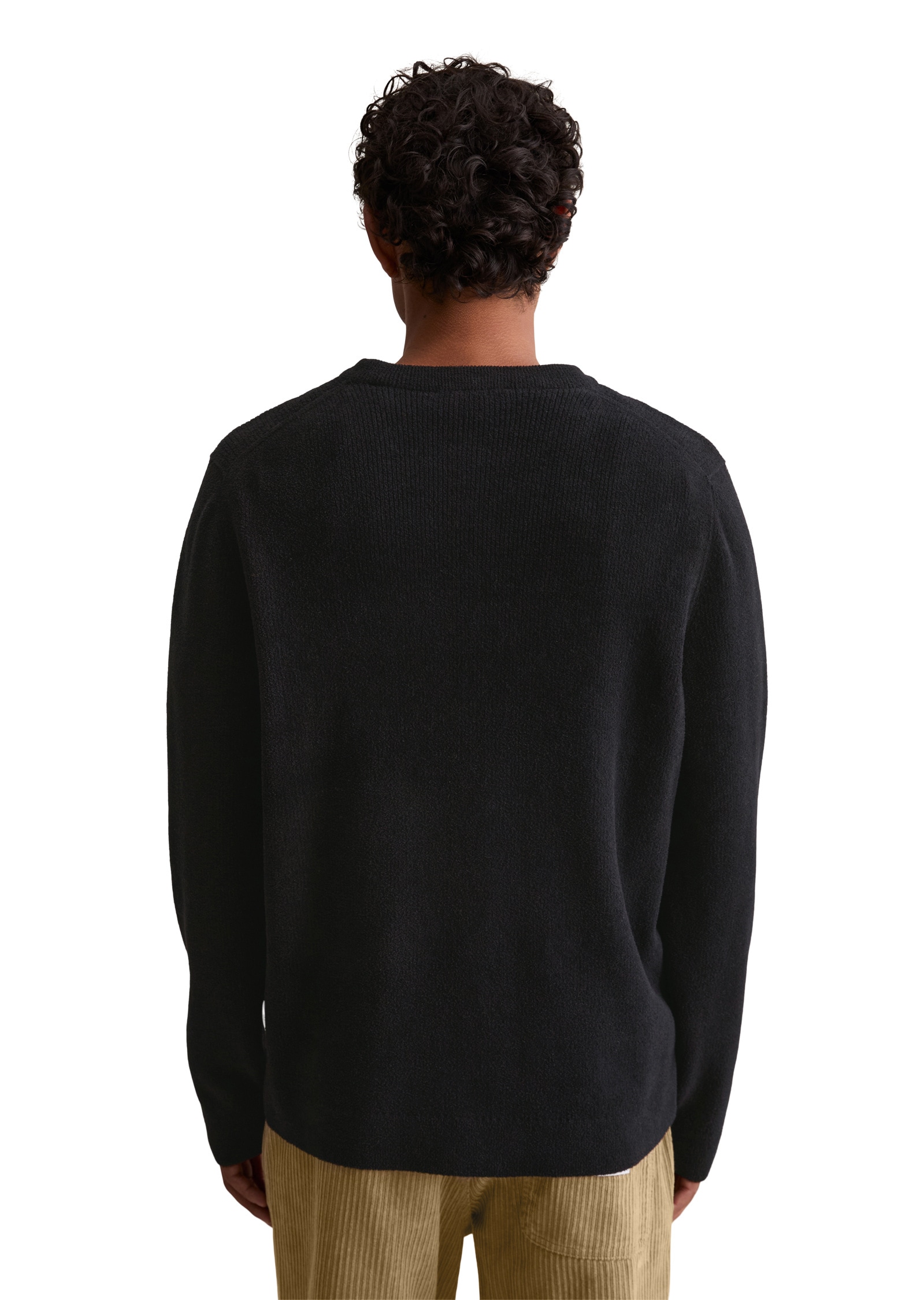 Thumbnail - Marc OPolo DENIM Rundhalspullover "aus weichem Bio-Baumwoll-Chenille"