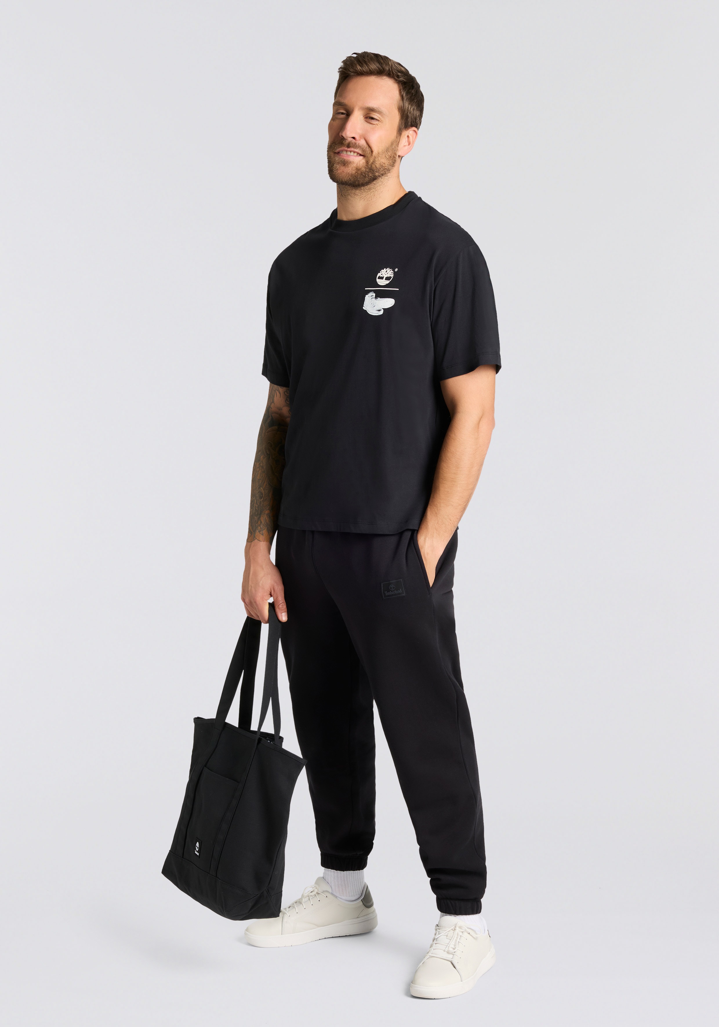 Thumbnail - Timberland T-Shirt "TAKE A HIKE BACK GRAPHIC SS TEE" 1 Stk. tlg.