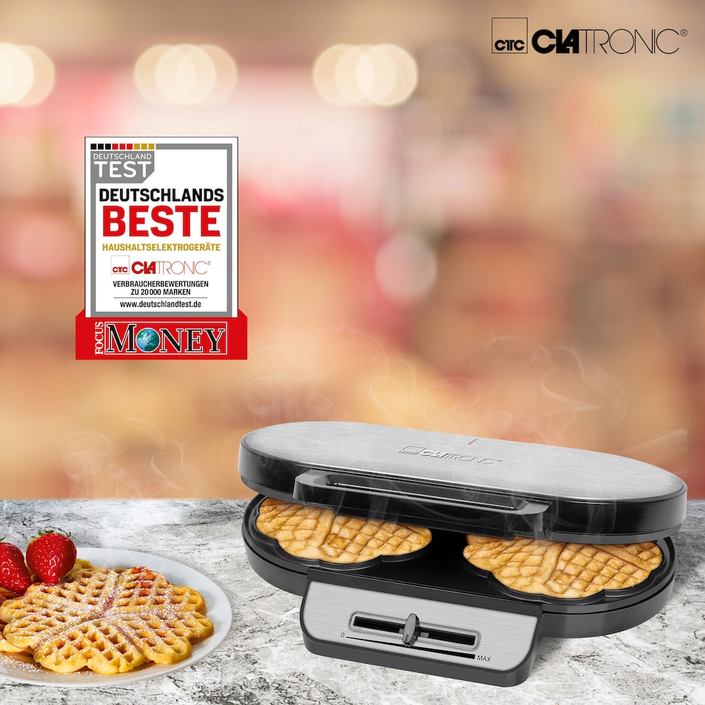 CLATRONIC Waffeleisen »WA 3745«, 1200 W