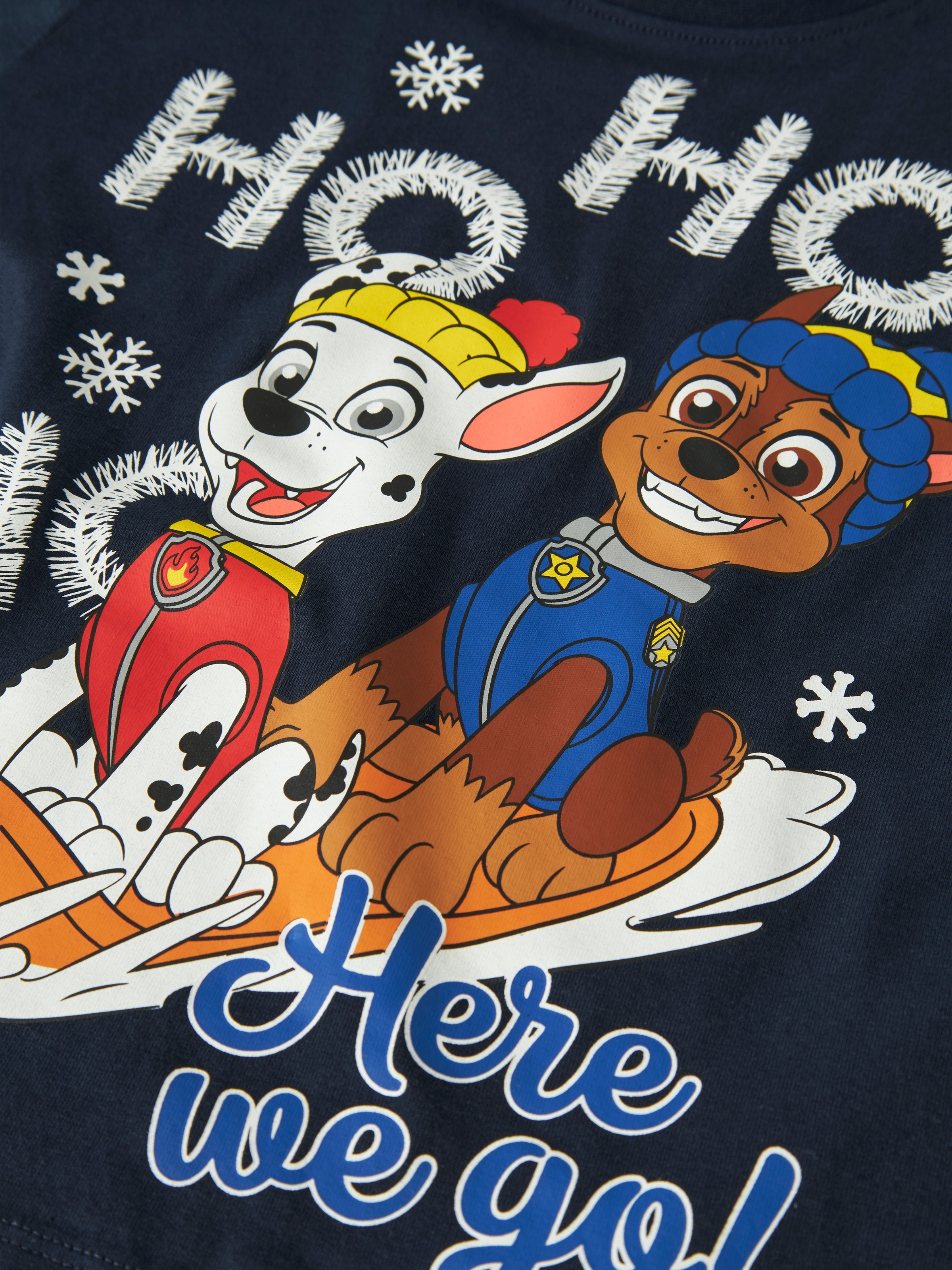 Name It Langarmshirt »NMMSANTI PAW LS NREG TOP CPLG« Baumwollmischung, Paw Patrol Weihnachtsmotiv