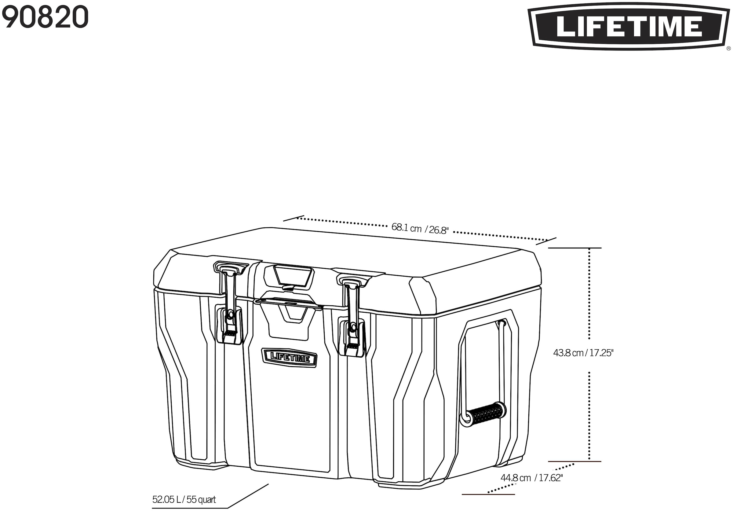 Lifetime Kühlbox »Premium«, Urethan aus per zweischichtigem Rechnung BAUR 