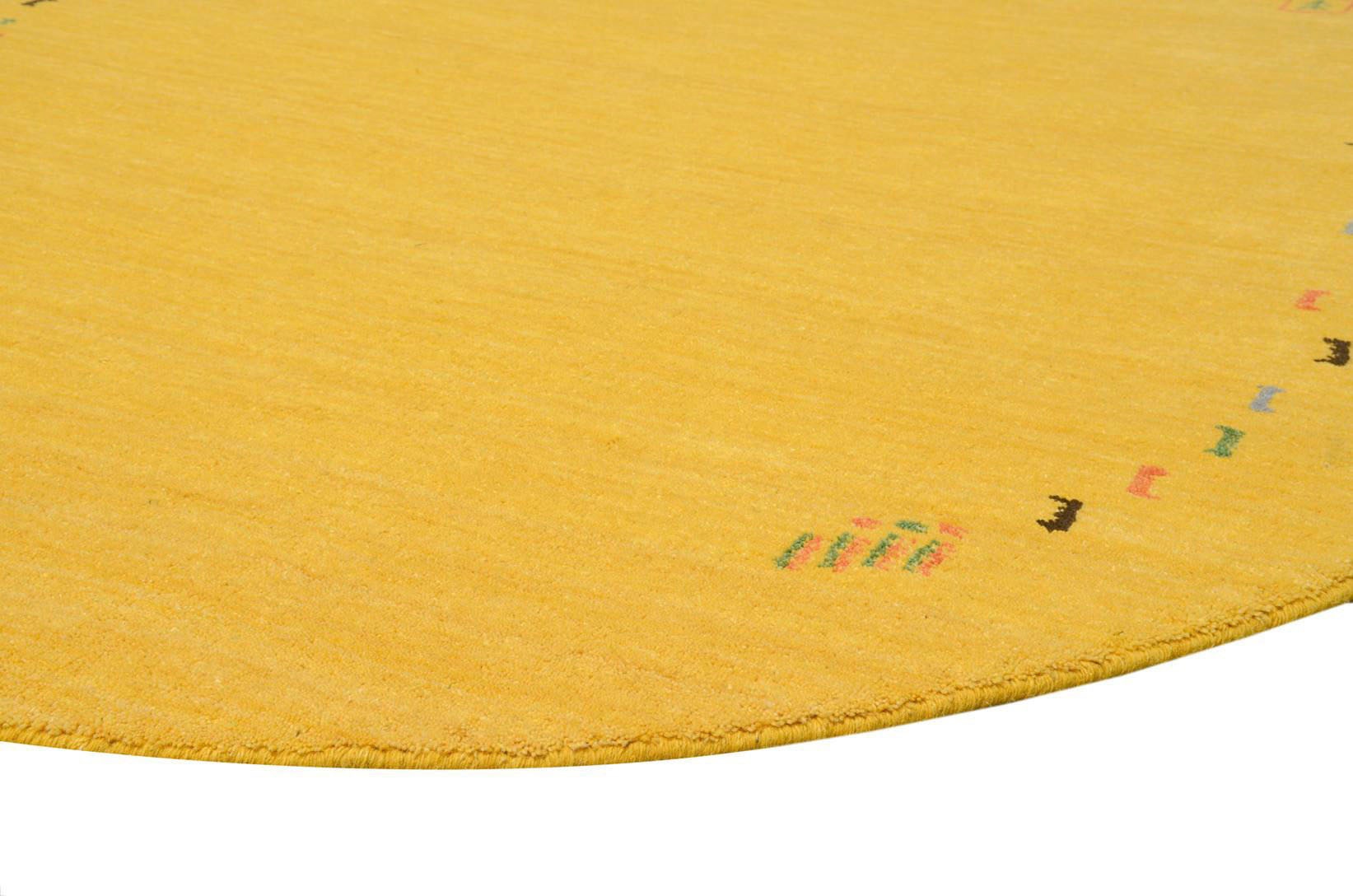 morgenland Wollteppich »GABBEH FEIN FENTH«, oval, 18 mm Höhe, reine Schurwolle bunte Bordüre, Wohnzimmer