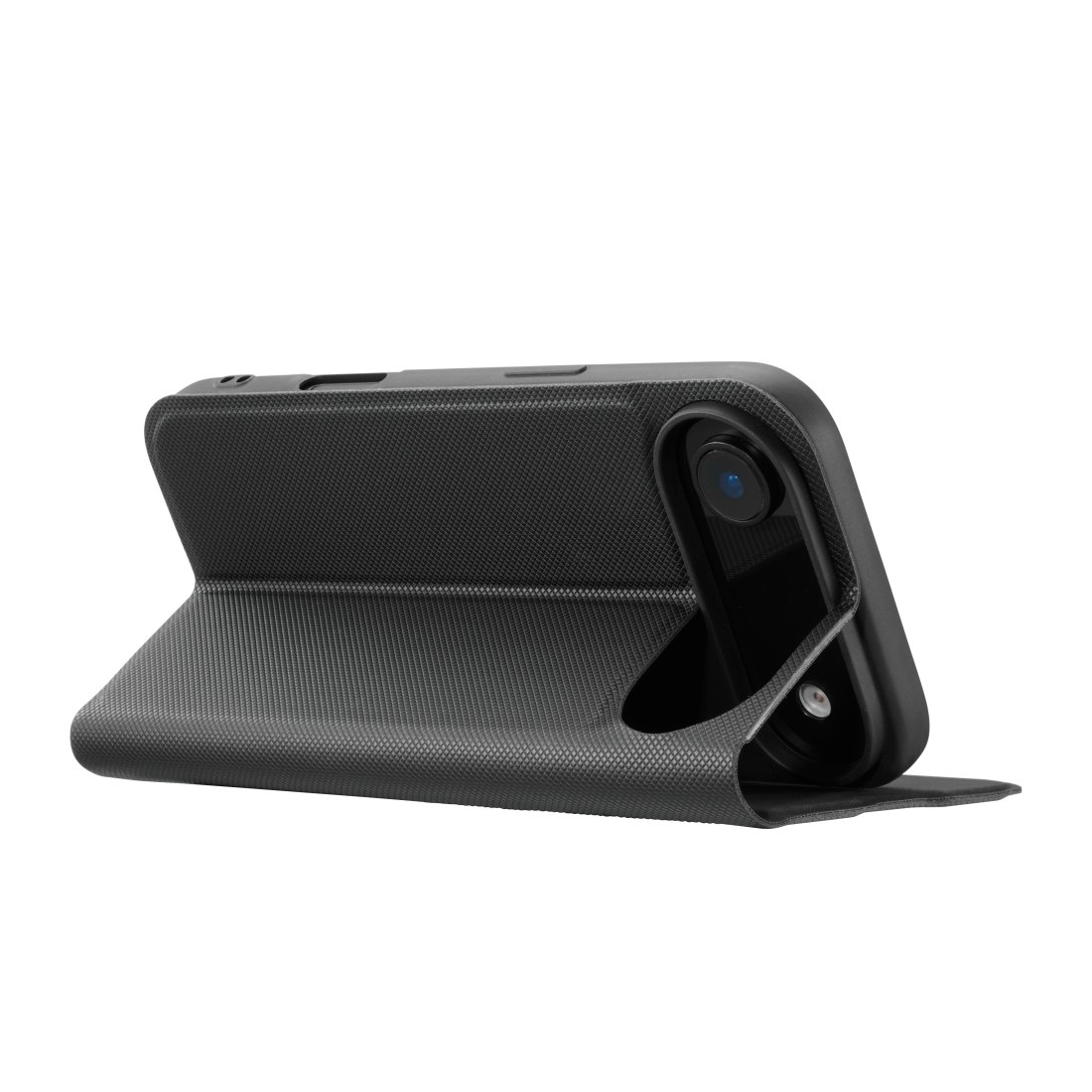 Hama Smartphone-Hülle »Handytasche für Apple iPhone Air Klapphülle mit Kartenfächern, Schwarz« Apple iPhone Air Magnetverschluss, Standfunktion, Kartenfächer, Anti-Rutsch-Oberfläche