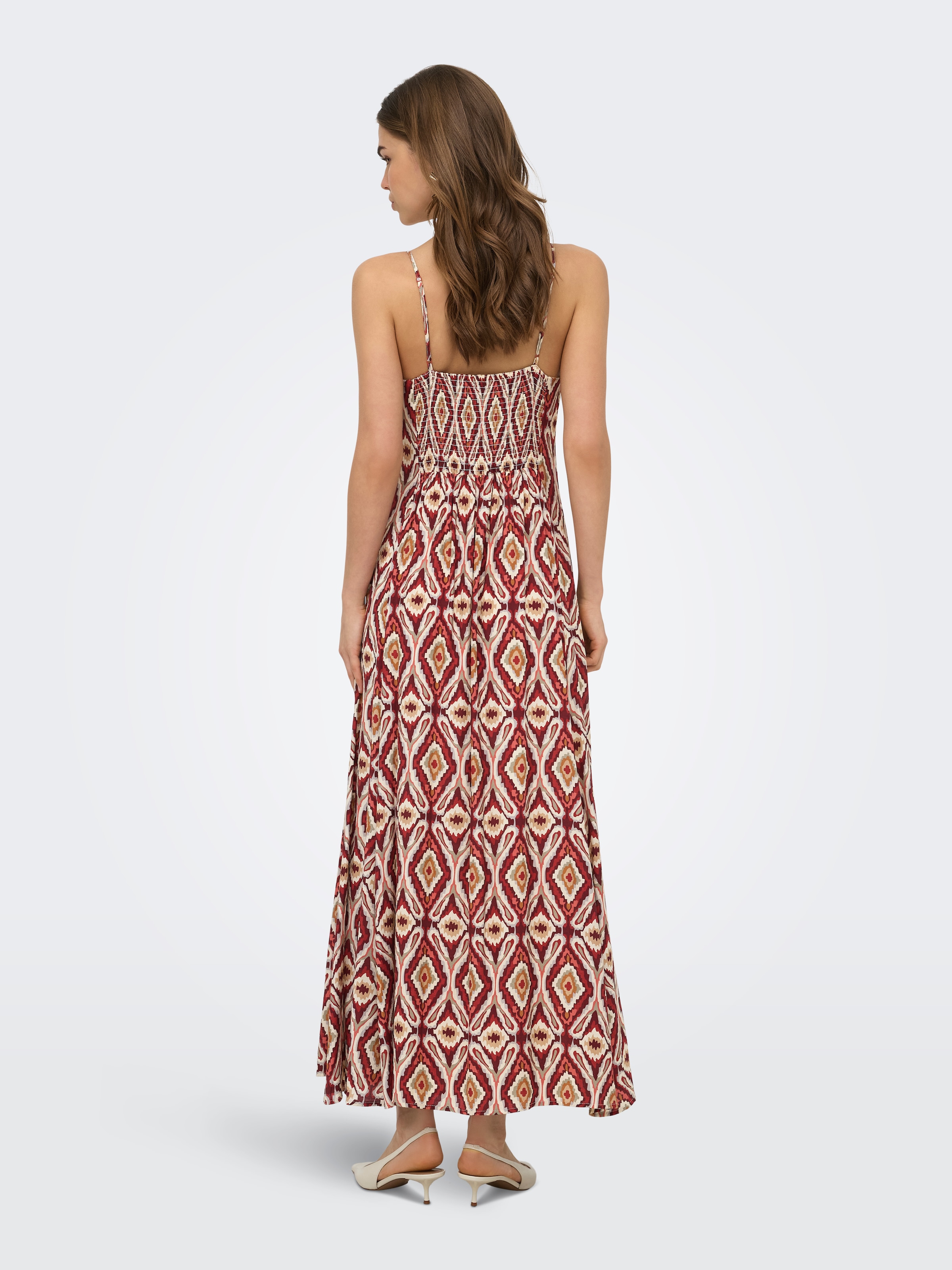 ONLY Sommerkleid »ONLSTACY MIKASI LONG STRAP DRESS WVN« Viskosemischung