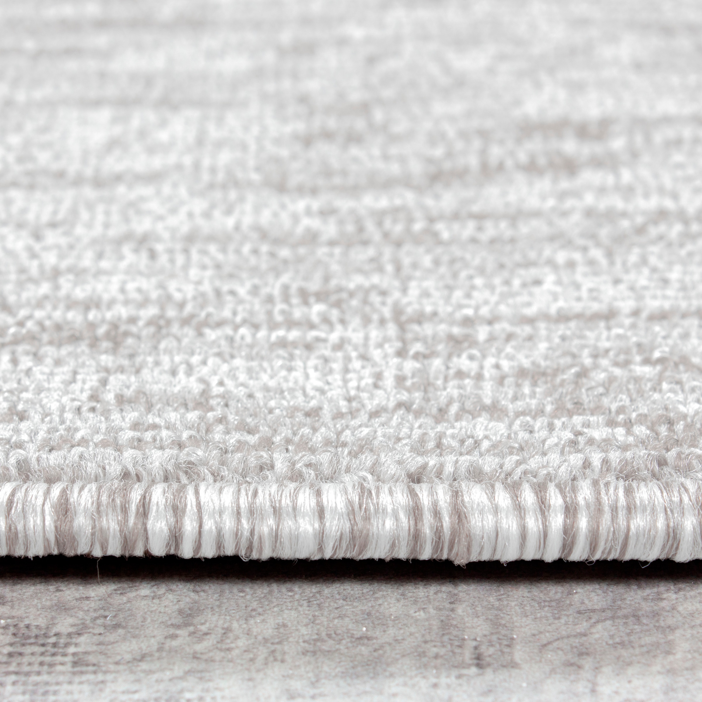 Ayyildiz Teppiche Teppich »Nizza 1800 Kurzflorteppich«, rund, 6 mm Höhe, pflegeleicht, leicht melierter Kurzflor, ringsum gekettelt, Wohnzimmer
