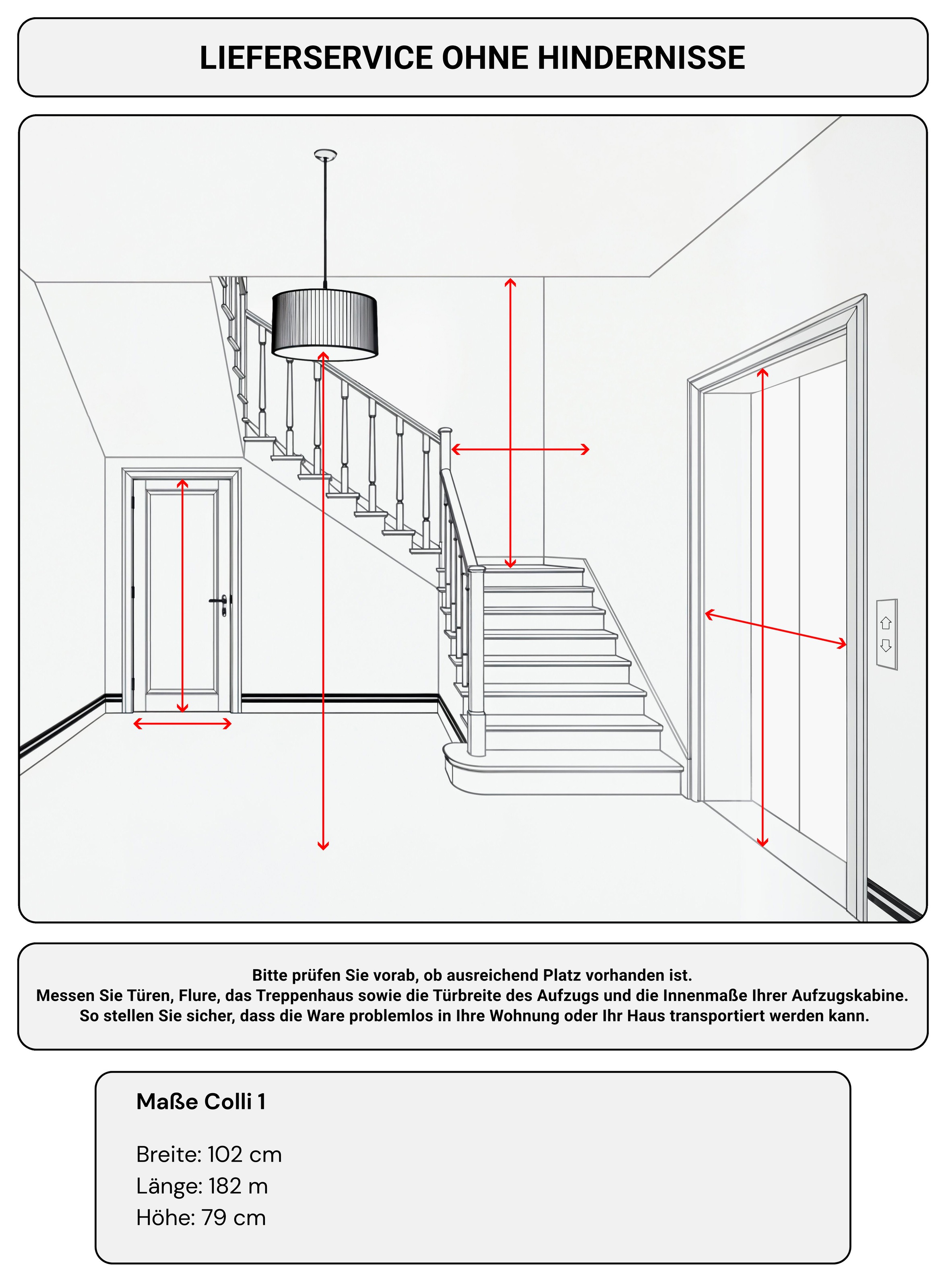 Home affaire 2-Sitzer »APERIRE Design-Sofa, moderne Steppung, Breite 180 cm« mit Wellenunterfederung, gemütlich und modern, komfortables Sitzgefühl