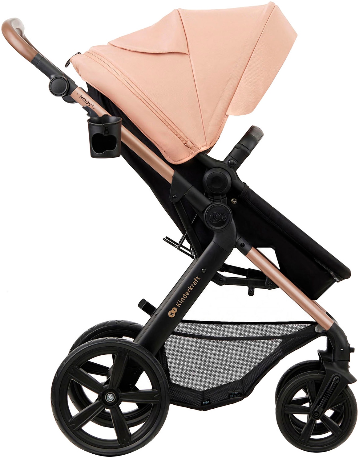 Kinderkraft Kombi-Kinderwagen »MOOV 2 4in1 EVA«, 27 kg, mit EVA-Rädern