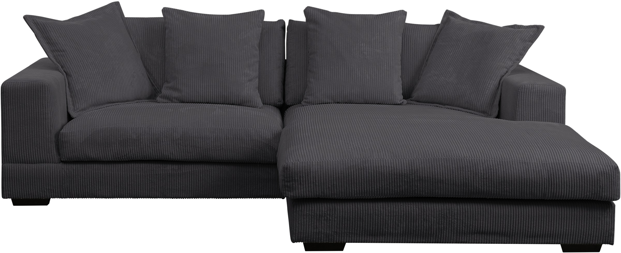 WERK2 Ecksofa »Eldorado L-Form«, Design Ecksofa, besonders weicher Sitzkomfort, extra breite Ottomane