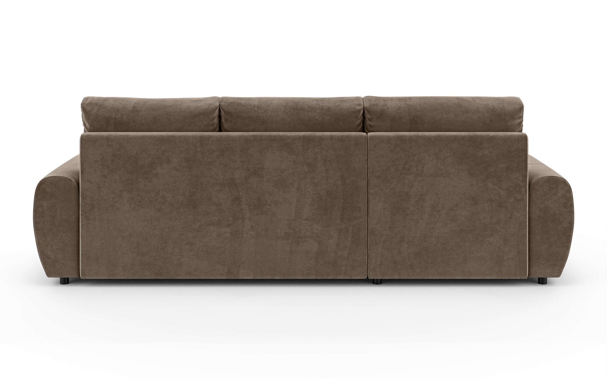 INOSIGN Ecksofa »HAVERHILL Schlafsofa mit Bettkasten, Maße B/H/T: 237/89/166 cm«, L-Form mit Recamiere links oder rechts bestellbar, Wellenunterfederung