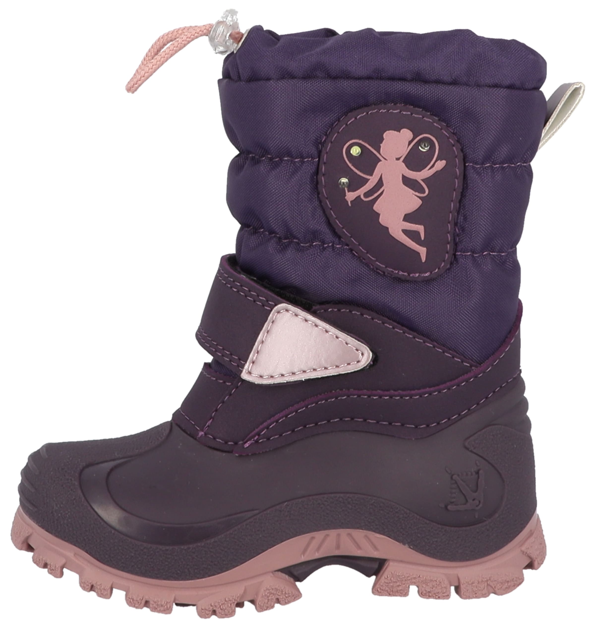Lurchi "Flix, Blinkschuh" Winterstiefel mit Feen-Aufnäher, Größenschablone zum Download