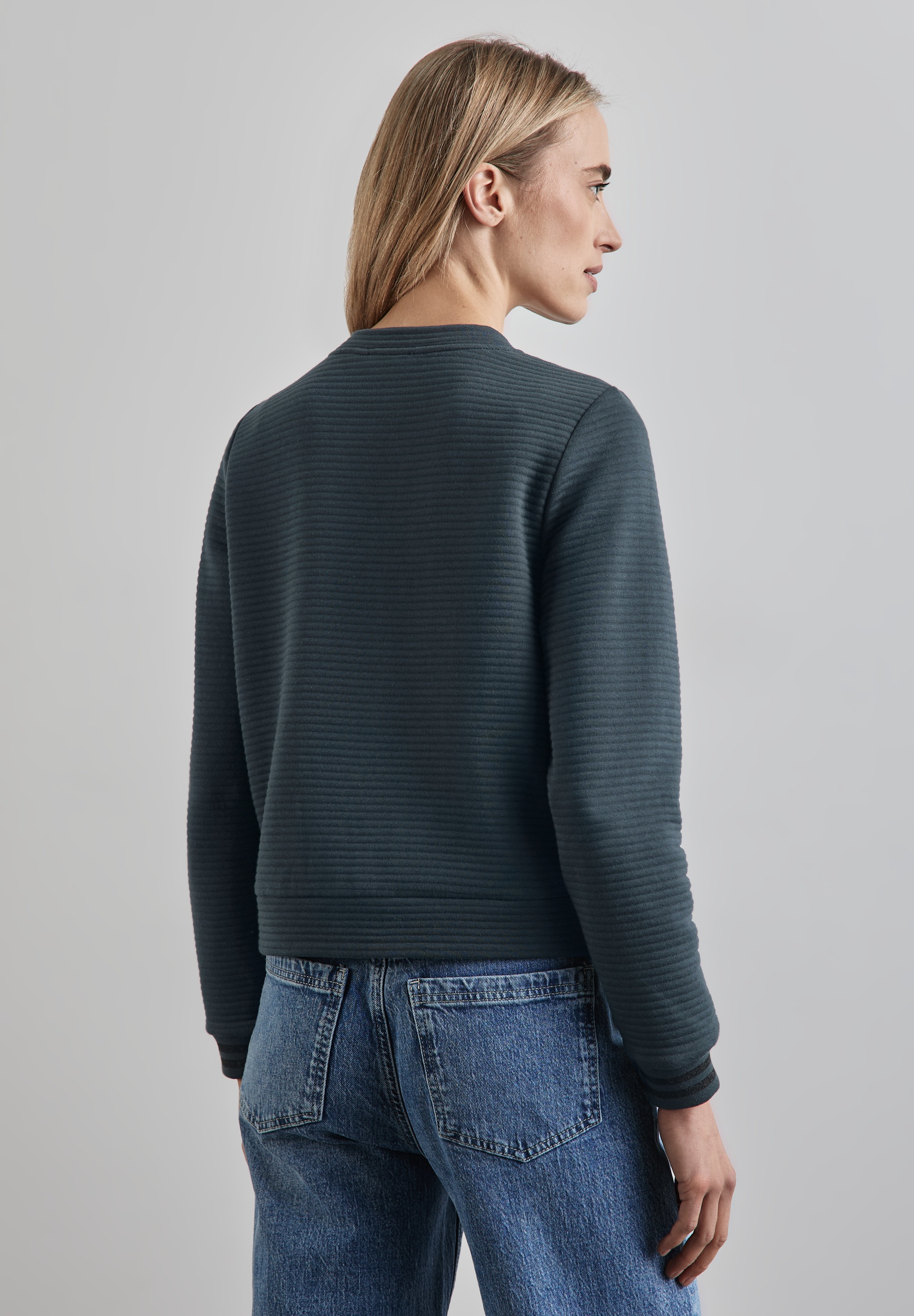 STREET ONE Cardigan, mit Rundhalsausschnitt
