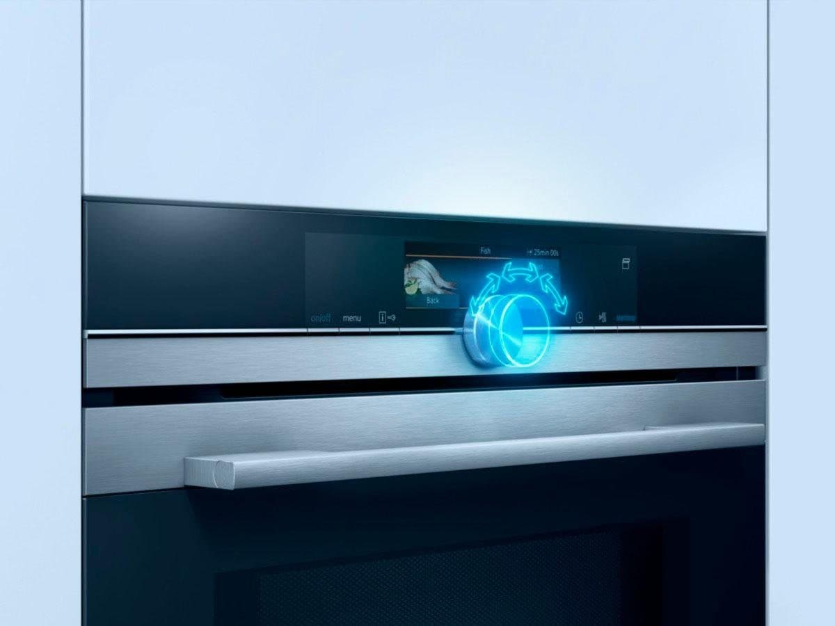 SIEMENS Dampfbackofen »CS636GBS2«, iQ700, CS636GBS2, mit Teleskopauszug nachrüstbar