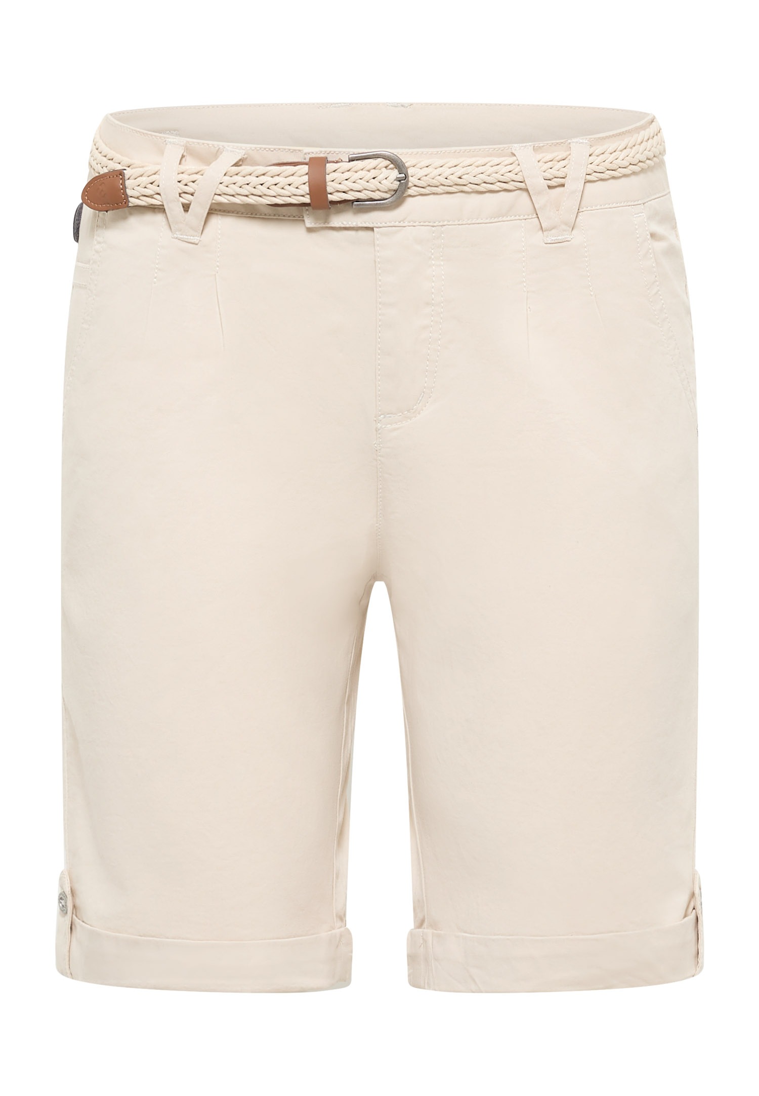 Ragwear Bermudas »YOTO«  Elastischer Twill, leicht gepeached und mit Gürtel