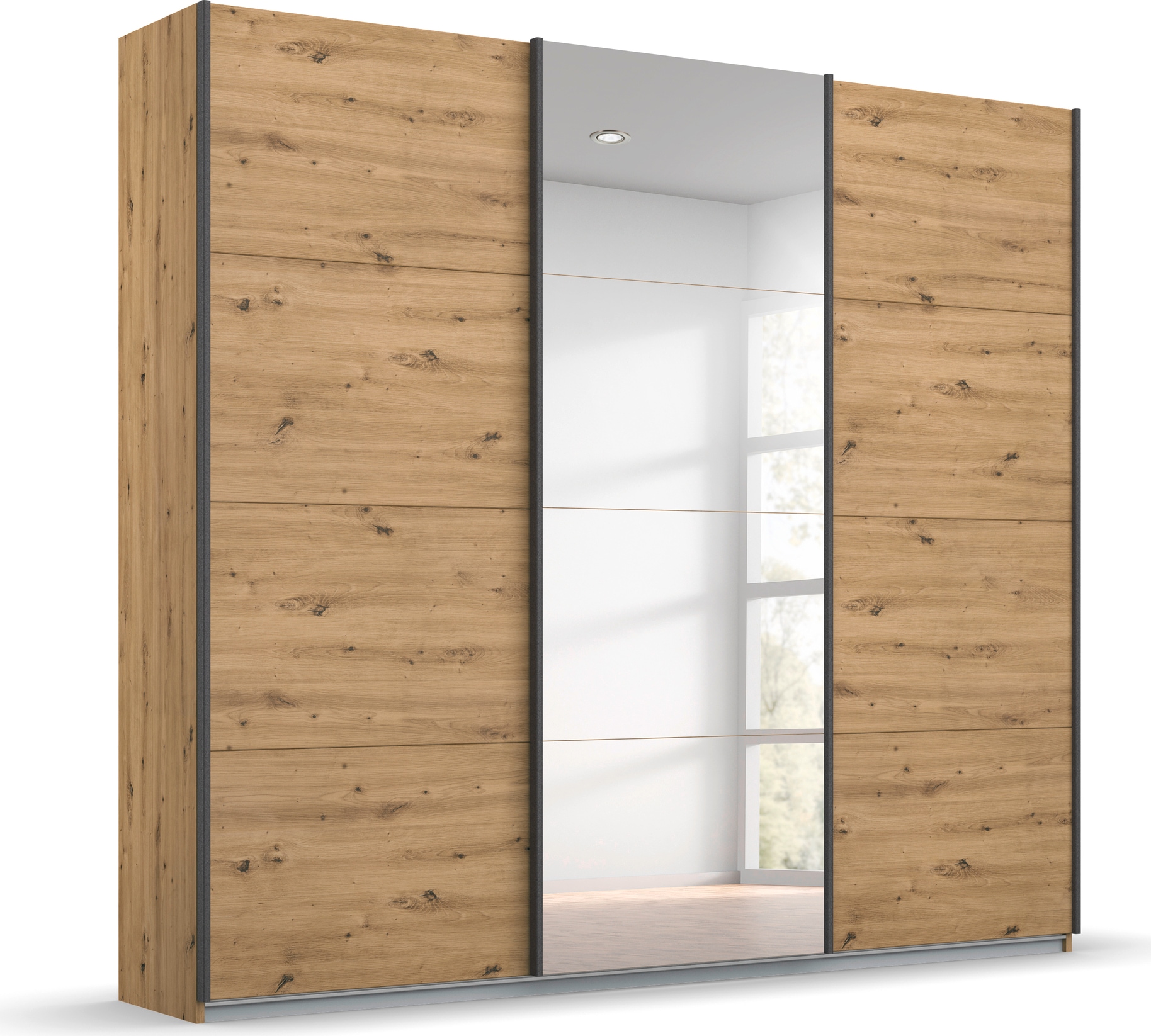 OTTO home 1100000002199 "Mehrzweckschrank Aktenschrank Möbel Mietswohnung TOPSELLER OTELI" 3 Ausstattungen BASIC/CLASSIC/PREMIUM (inkl. SOFT-CLOSE-FUNKTION), Breiten 203/271/315/360 cm Höhen 210/229 cm MADE IN GERMANY