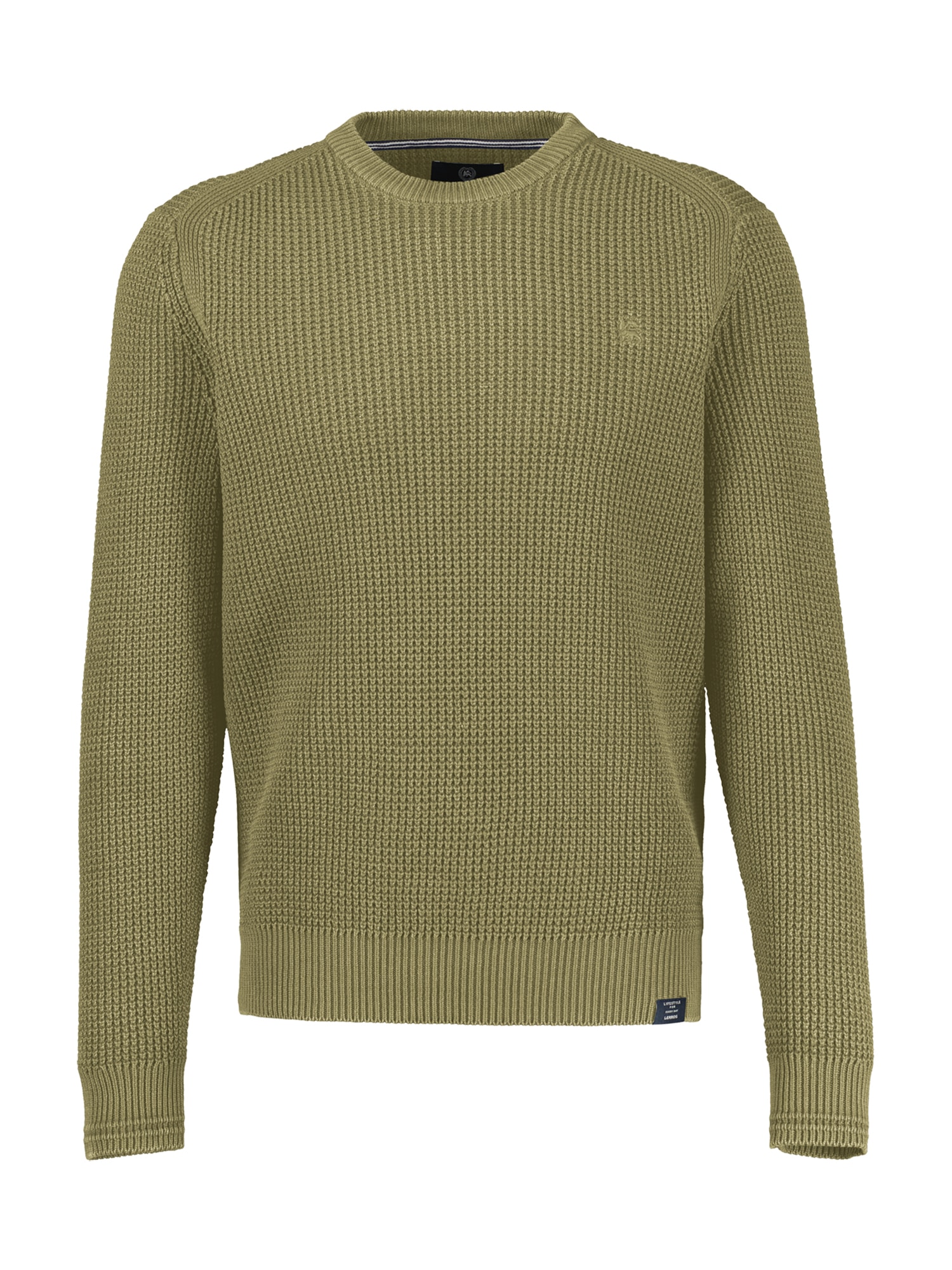LERROS Strickpullover »LERROS Herren Crewneck-Stricker in Strukturqualität«
