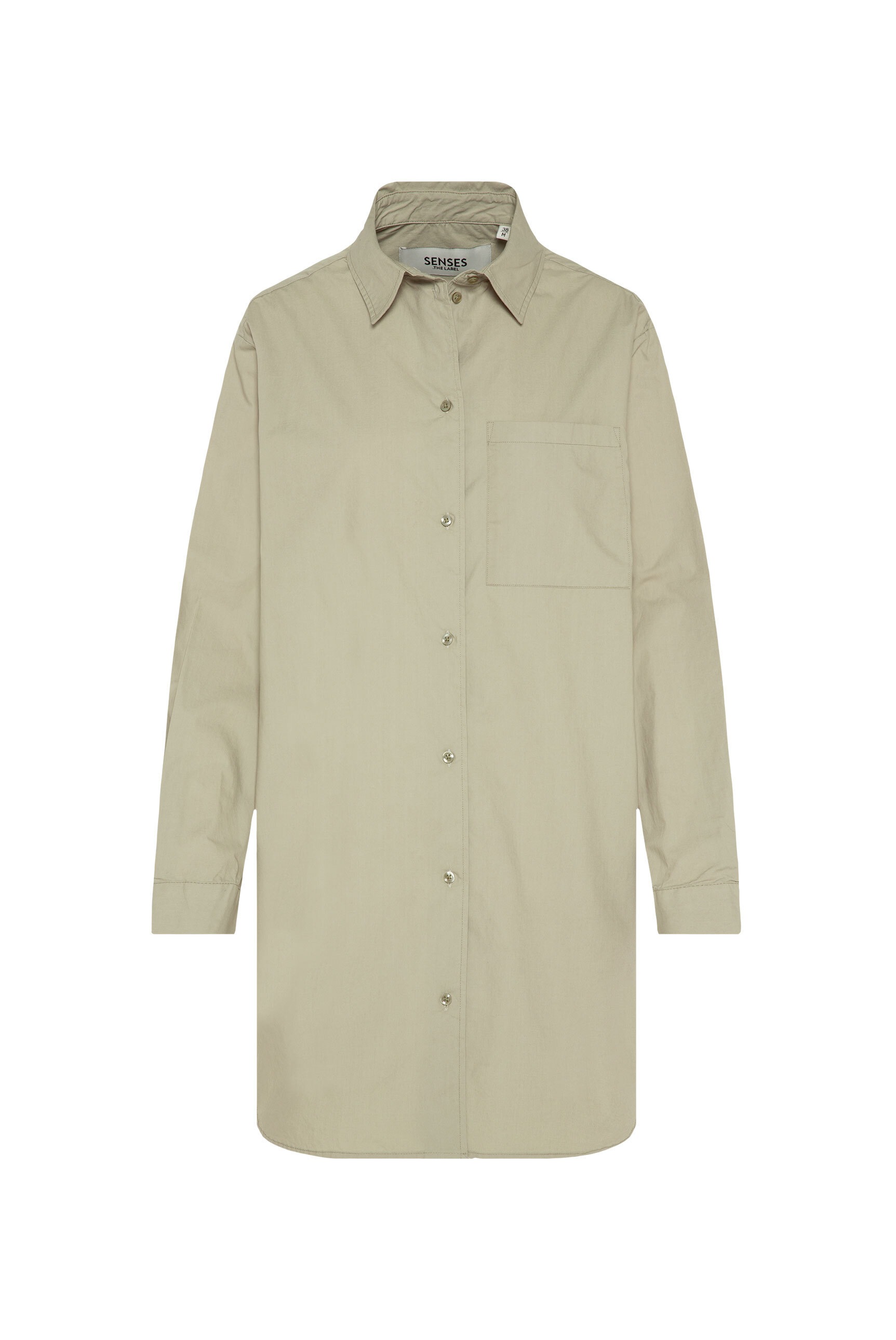 SENSES.THE LABEL Langarmbluse mit Rückenpasse günstig online kaufen