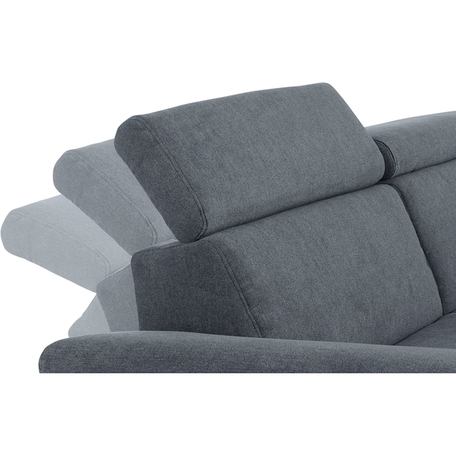 Places of Style 2,5-Sitzer »Trapino Luxus«, wahlweise mit Rückenverstellung,  Luxus-Microfaser in Lederoptik kaufen | BAUR