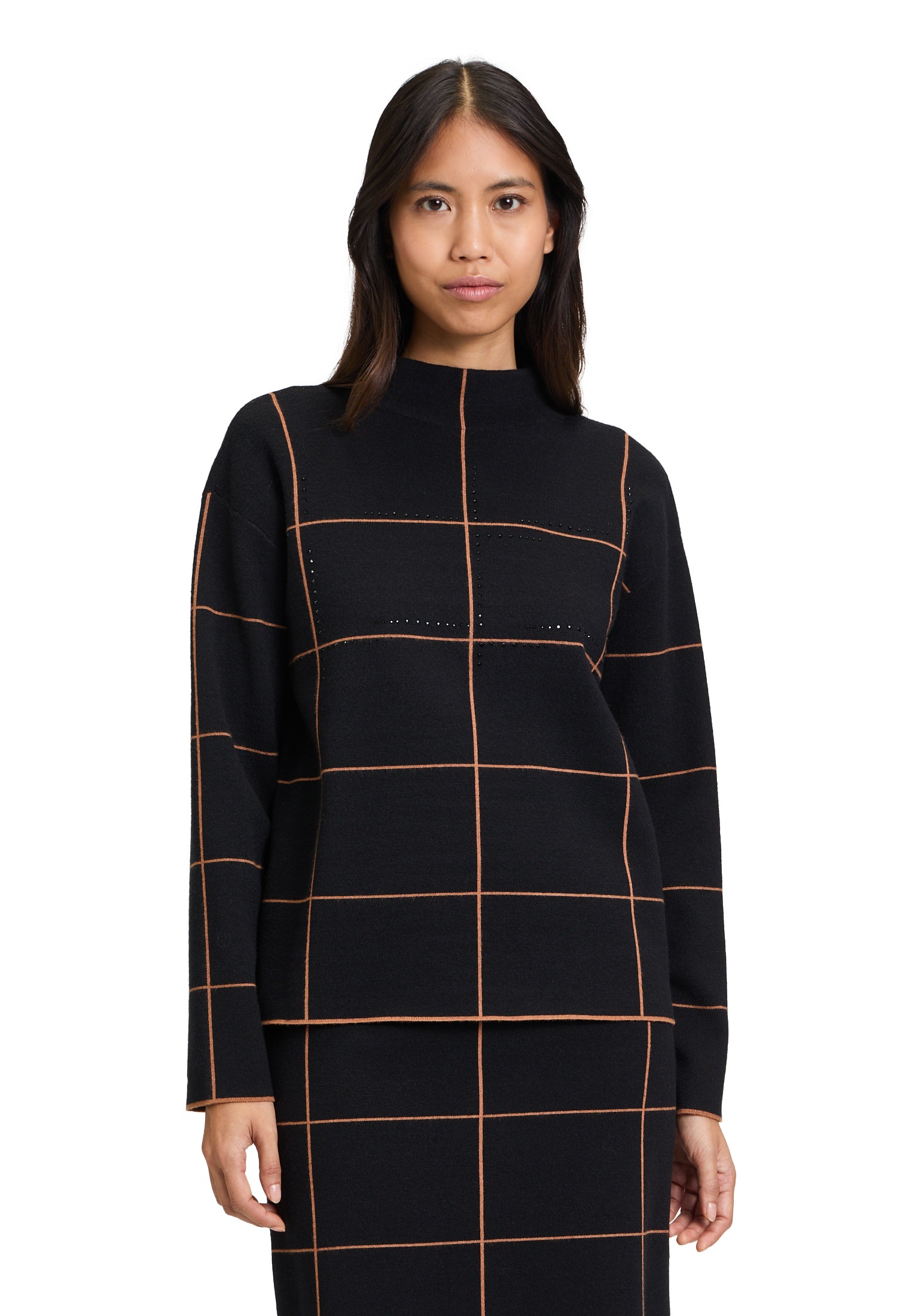 Betty Barclay Strickpullover "Damen langarm" 1 Stk. Glitzersteine günstig online kaufen