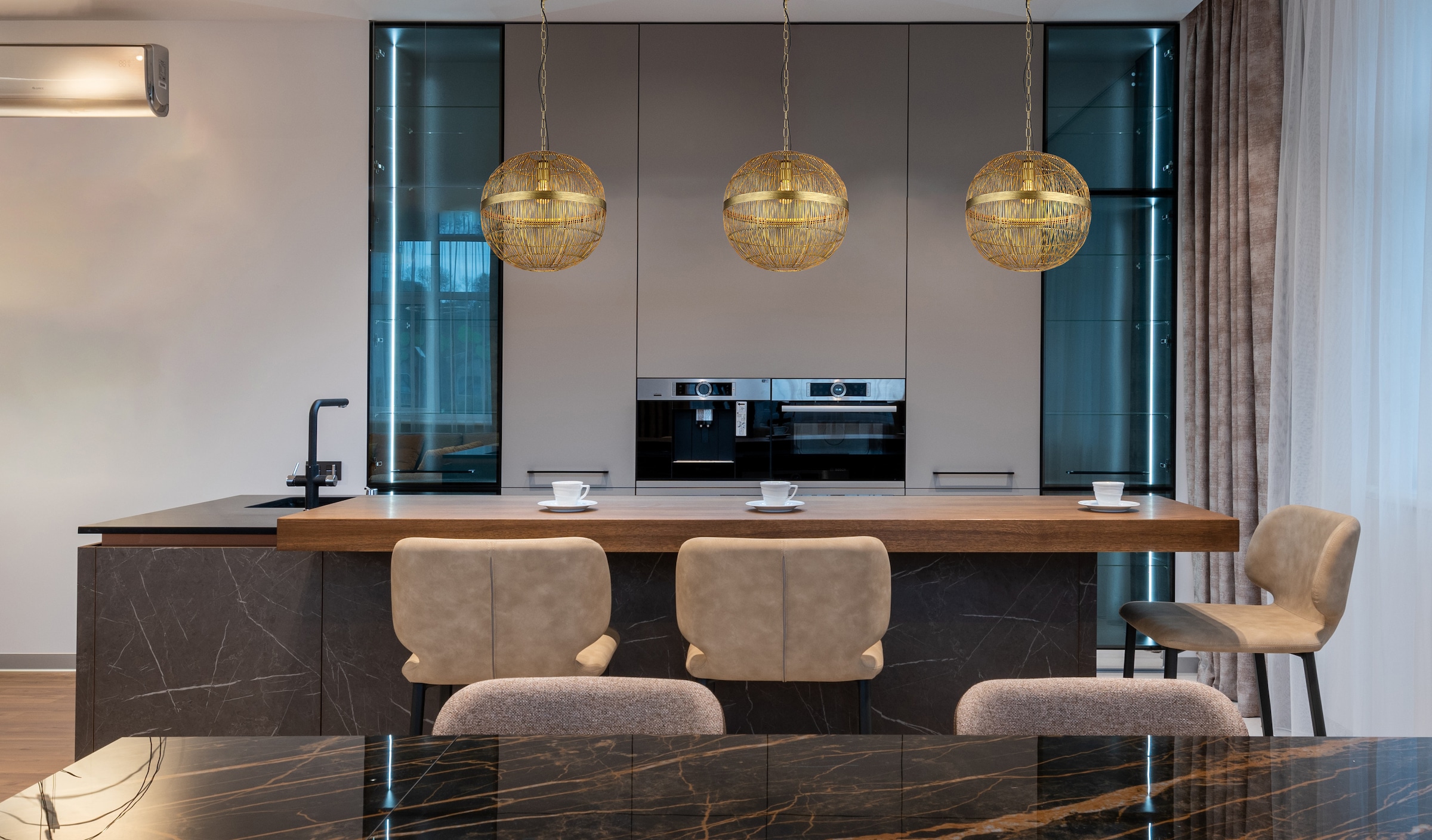 GLOBO LIGHTING Hängeleuchte »HERMI II« E27 1 Stk. Hängelampe altmessing Metallgeflecht Höhe kürzbar Esstisch