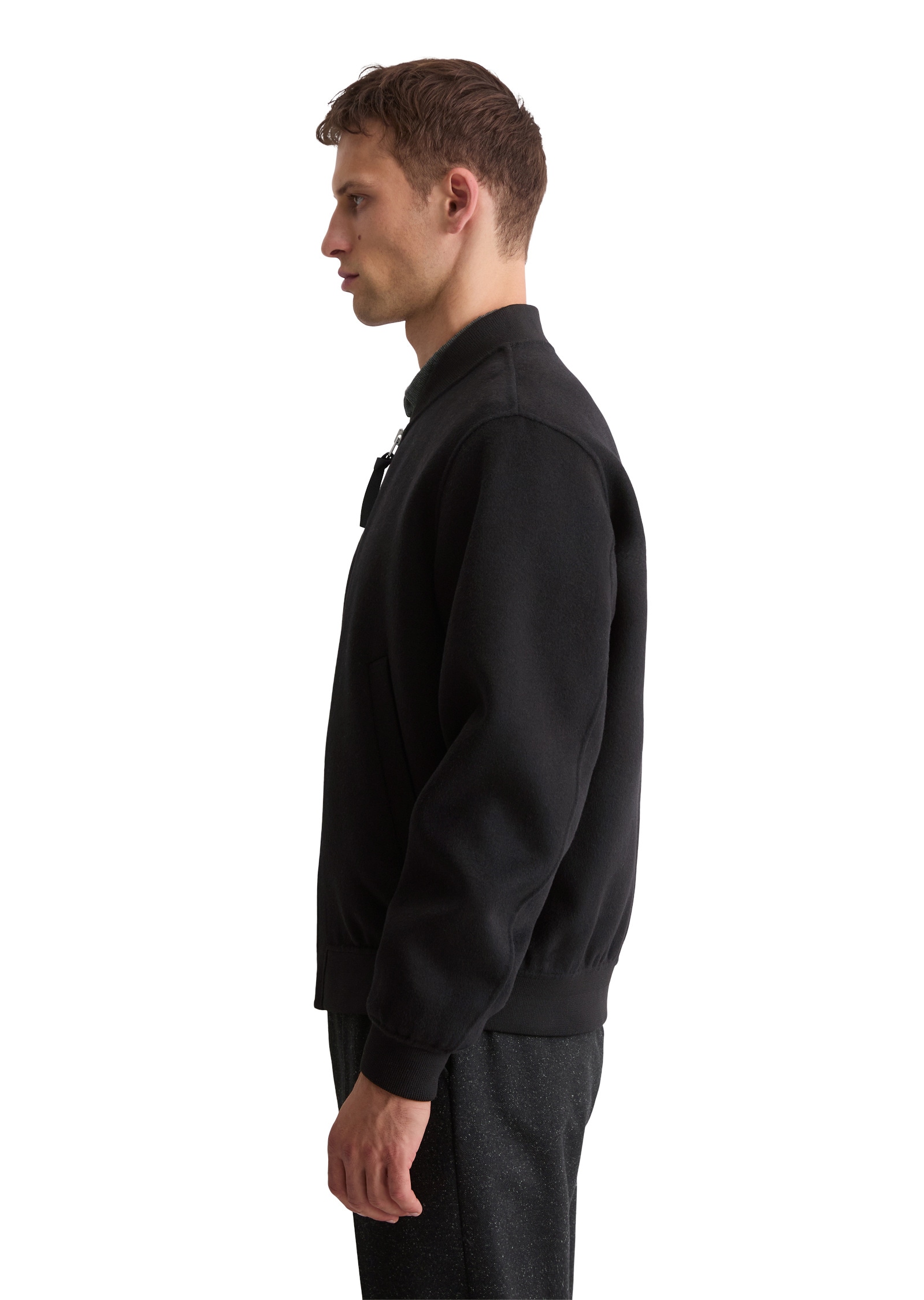 Marc O'Polo Outdoorjacke »aus recyceltem Woll-Mix«, ohne Kapuze