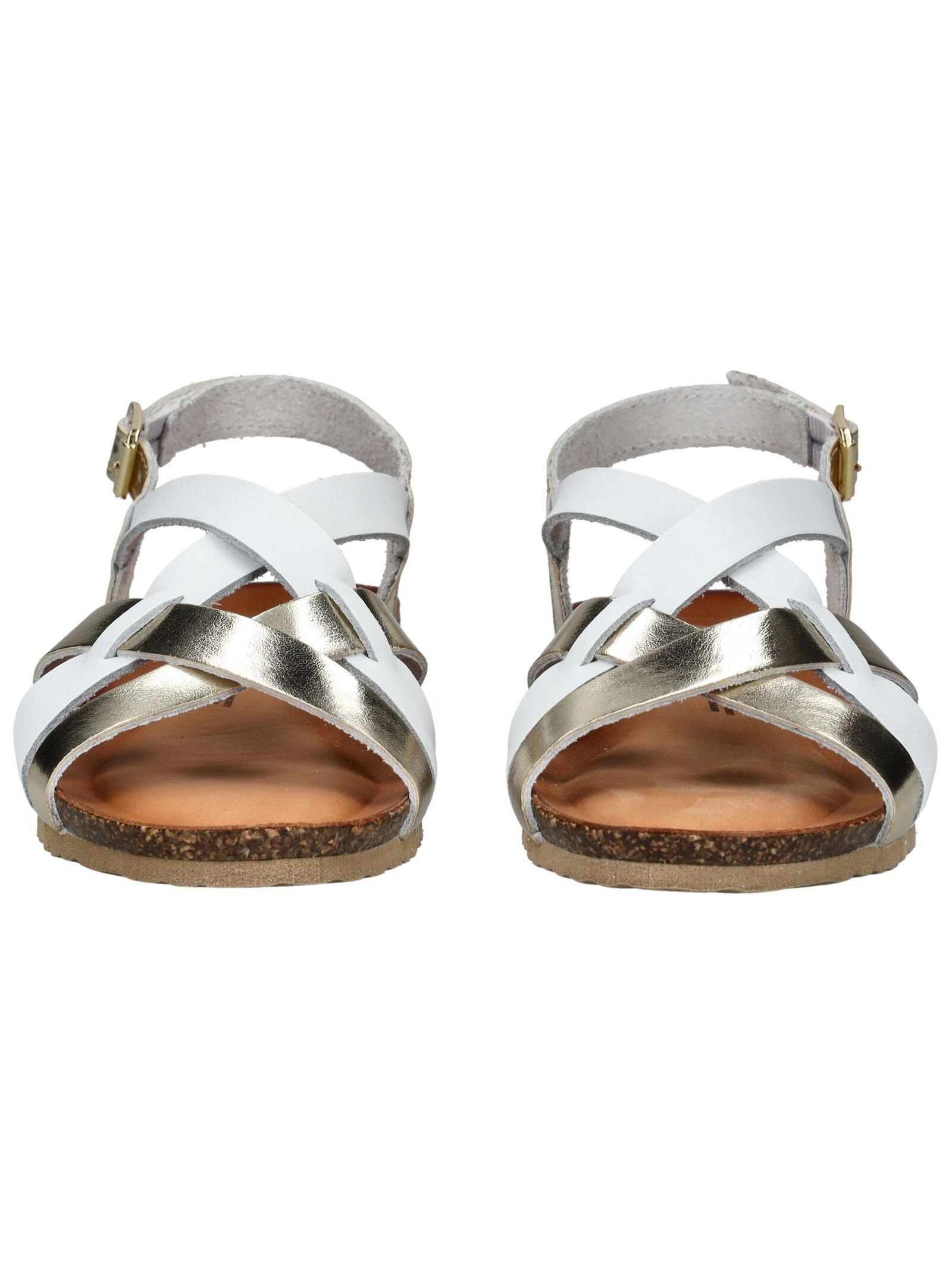 IGI & CO Sandals Leather White/Gold Size 38 2