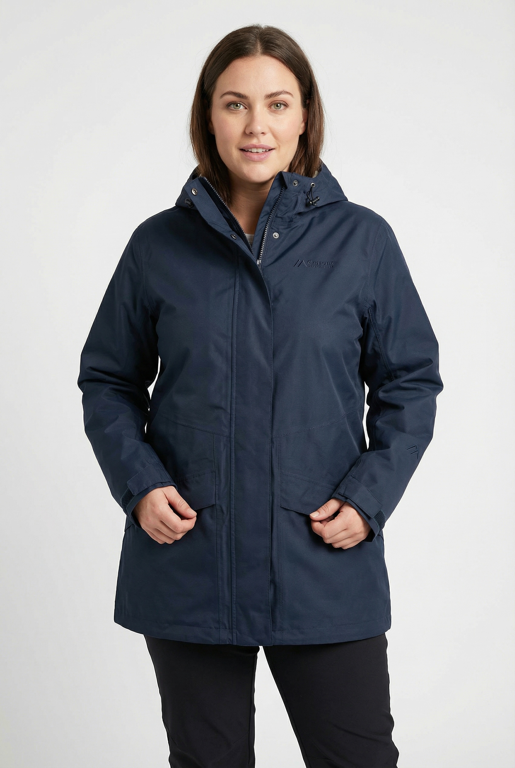 Maier Sports Allwetterjacke "Da-Jacke mTEX Brocken Long W" mit Kapuze für S günstig online kaufen