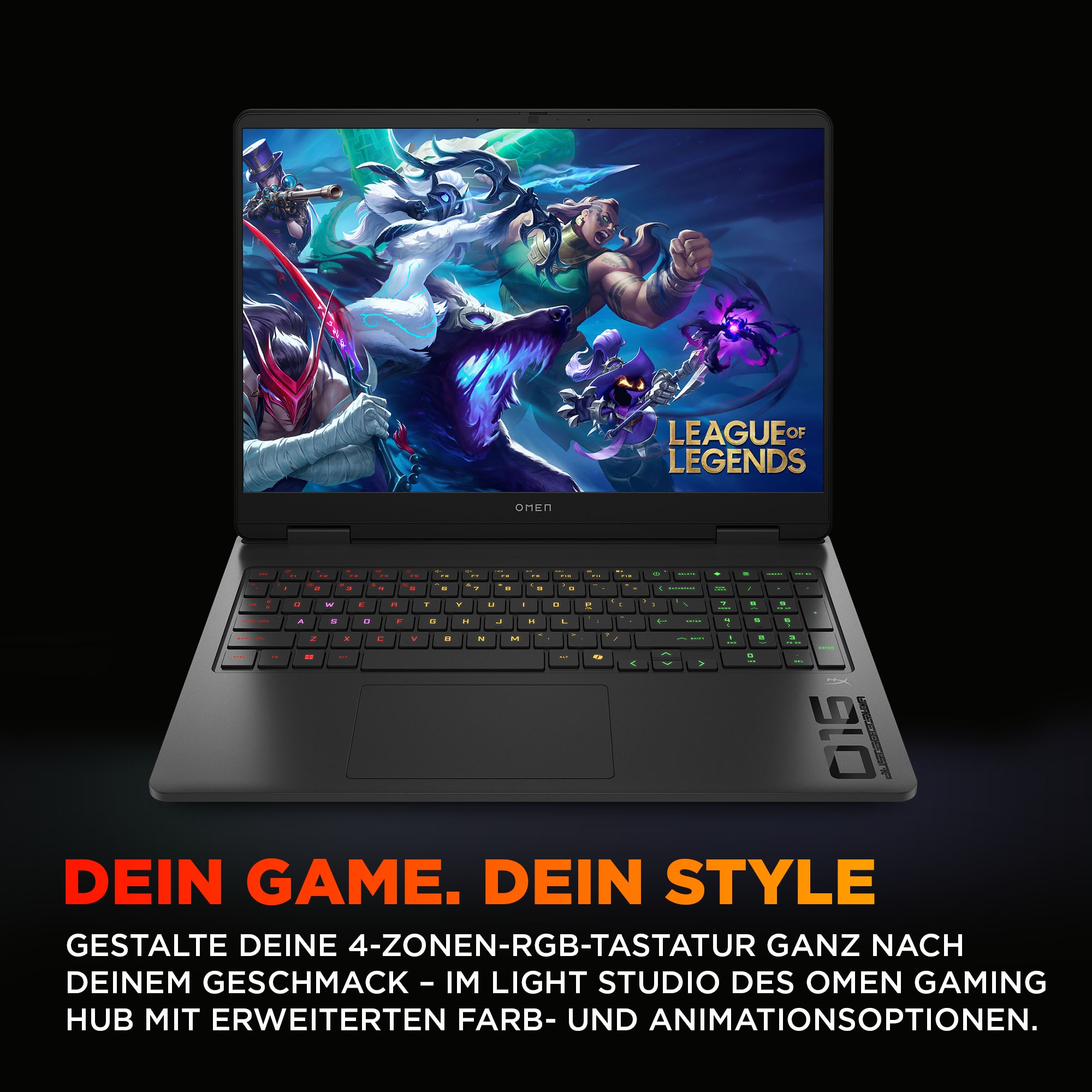 HP Gaming-Notebook »Omen 16-ap0051ng« 40,6 cm / 16 ″ AMD Ryzen™ AI 5 GeForce RTX 5050 512 GB SSD