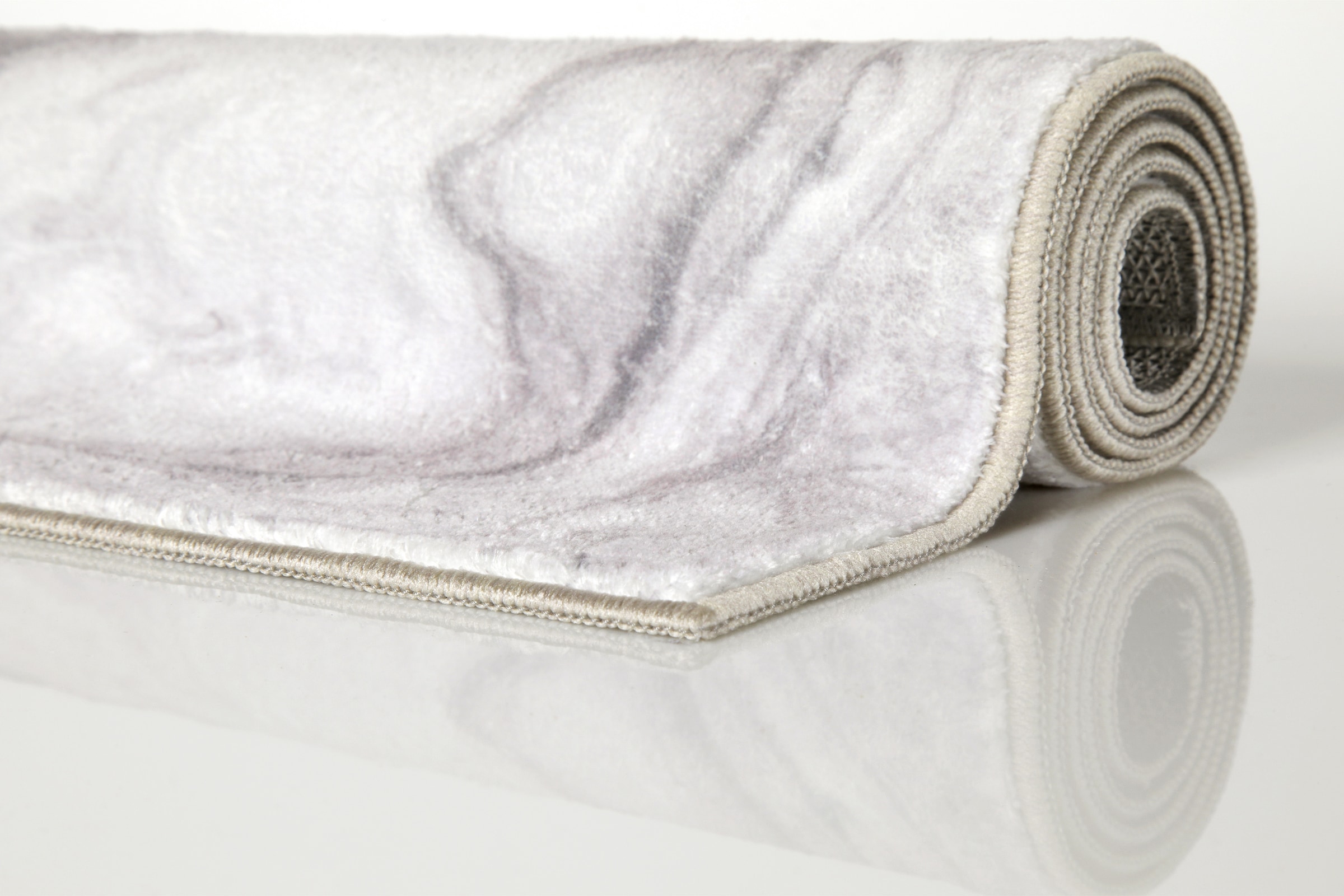 Wecon home Badematte »Jani«, Marmor Design, waschbar, rutschfest, schnell trocknend, Badteppich