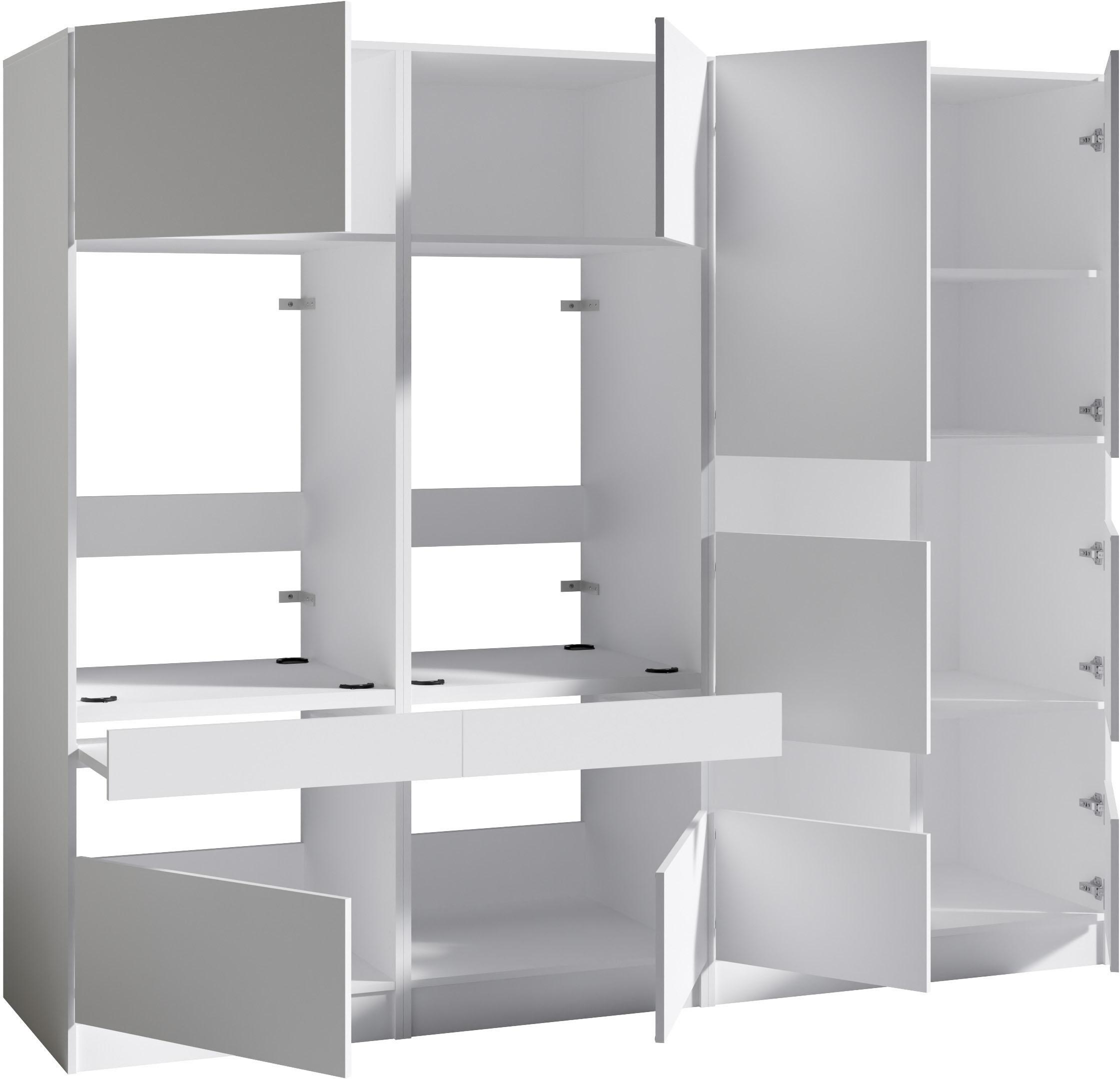 BASIC by Balculina Mehrzweckschrank-Set »Washhome B/T/H 236x68x200 cm« 4 Stk. tlg.