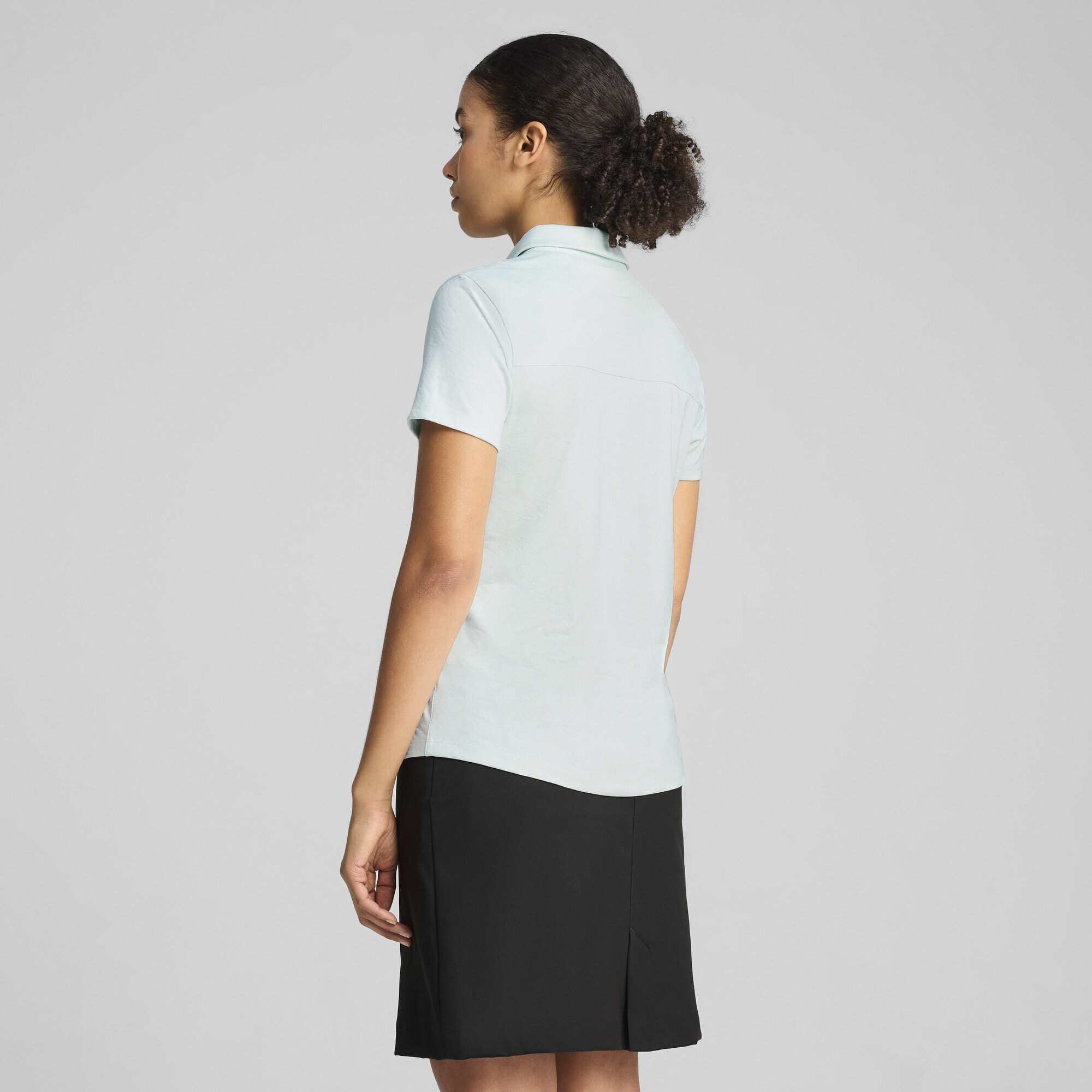 PUMA Poloshirt »MATTR Lianas Kurzärmeliges Jacquard-Polo Damen«