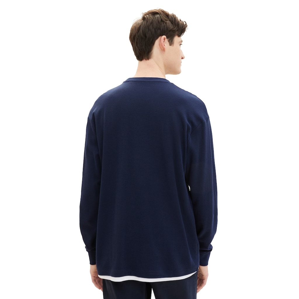 TOM TAILOR Denim 2-in-1-Langarmshirt